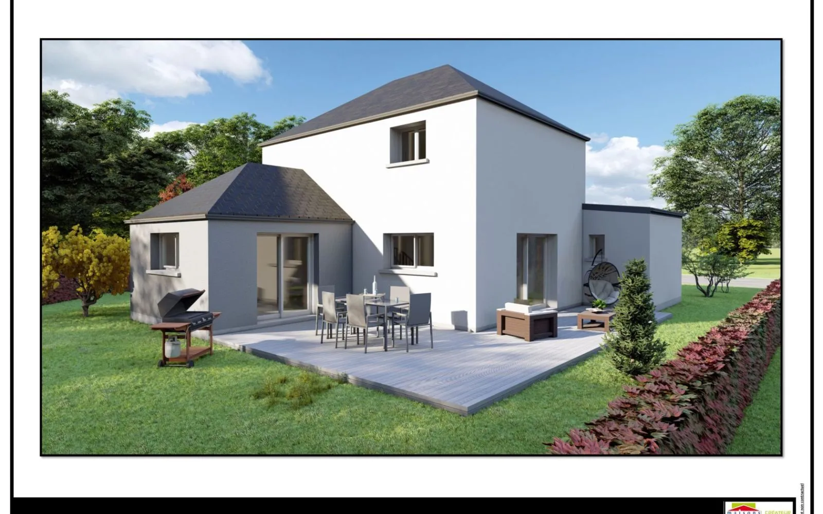 Projet de construction d'une maison 99.57 m² avec terrain à TINTENIAC (35) à Tinténiac — photo 7