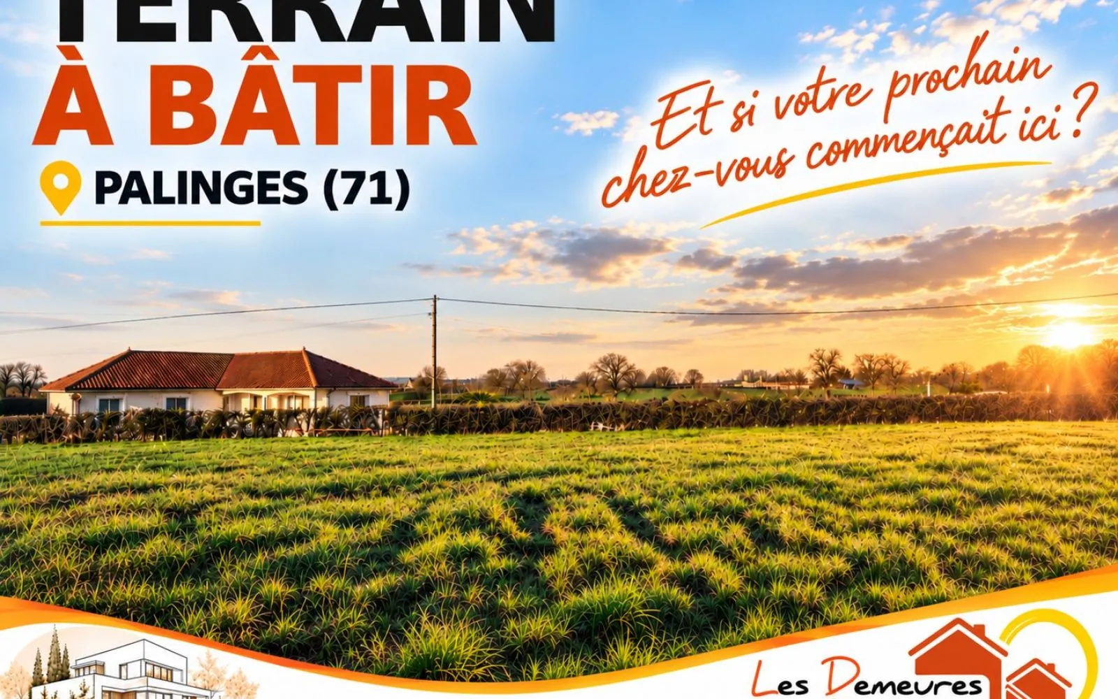Projet de construction d'une maison 60 m² avec terrain à PALINGES (71) à Palinges — photo 6