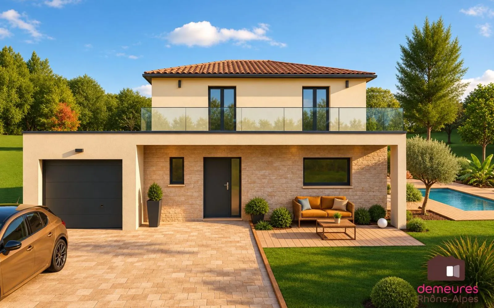 Maison neuve Contemporaine à Blyes — photo 1