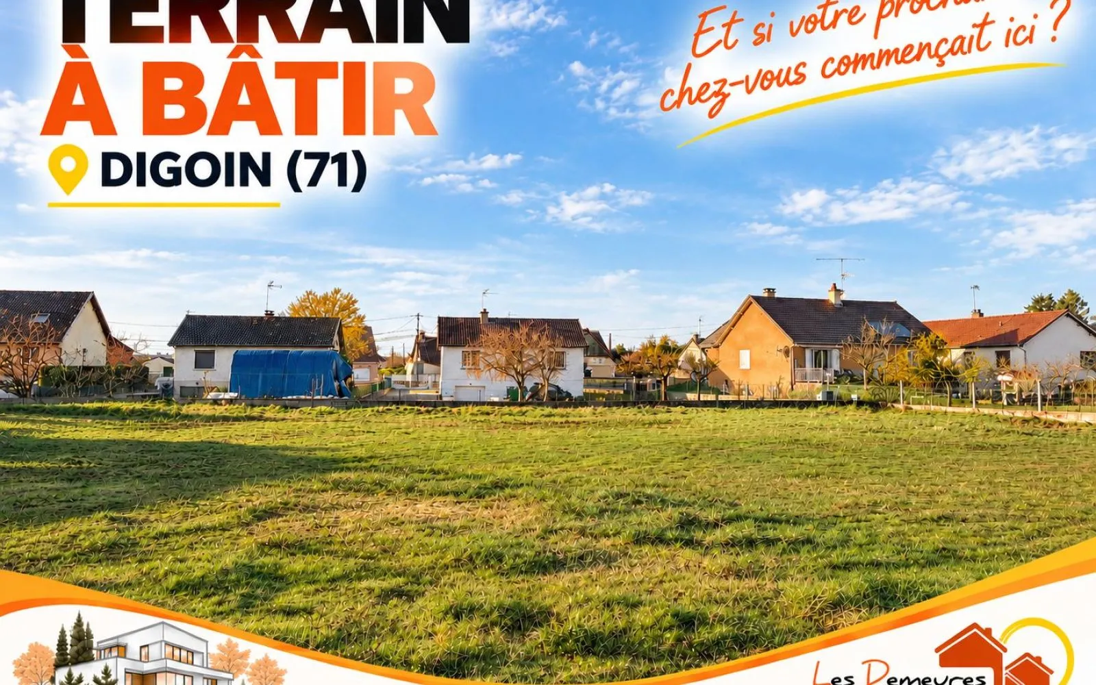 Terrain à bâtir de 915 m² à DIGOIN (71) à Digoin — photo 1