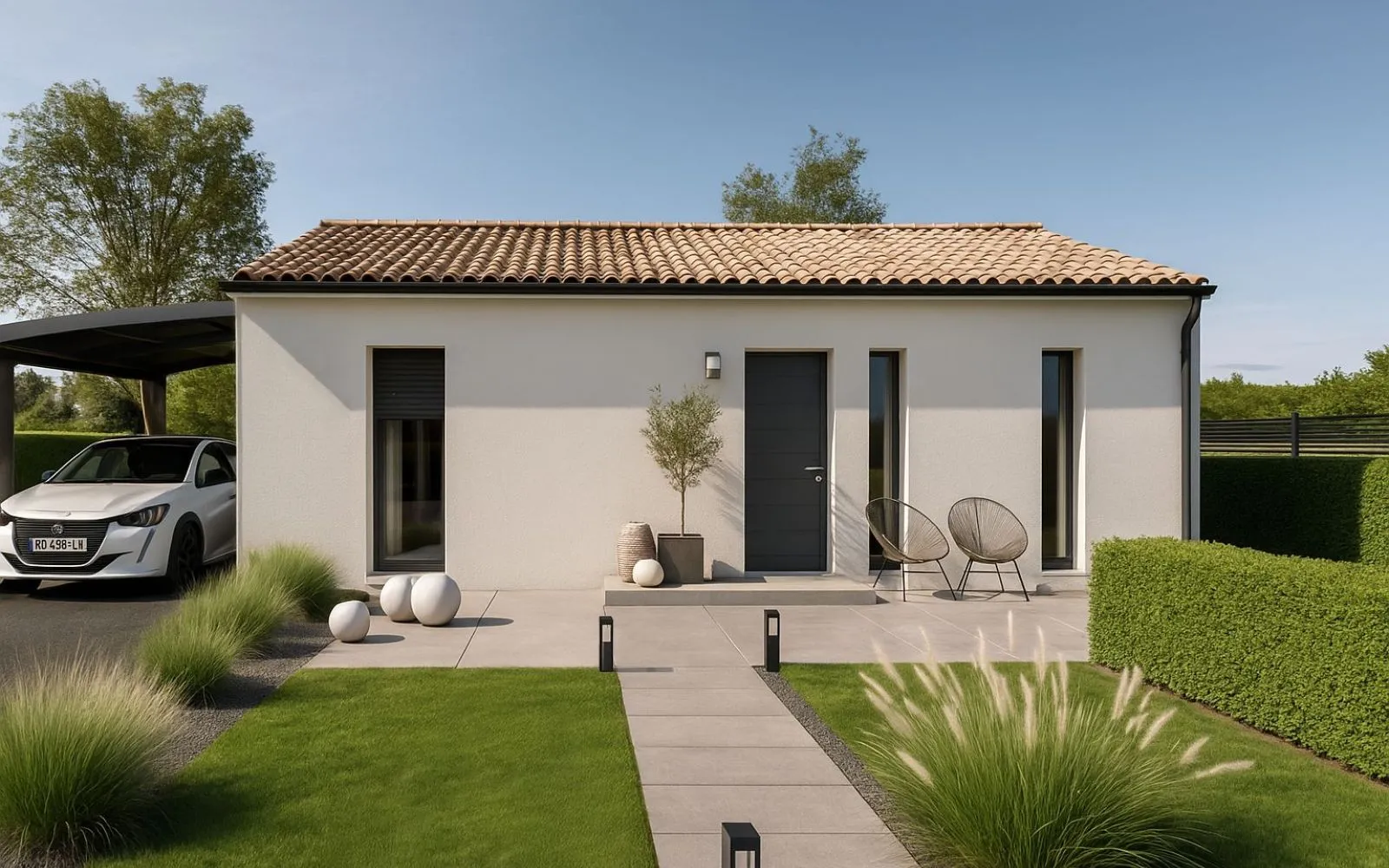 Maison de 70.22 m² sur un terrain de 486 m² à SAVIGNY-LEVESCAULT en VIENNE (86). à Savigny-Lévescault — photo 1