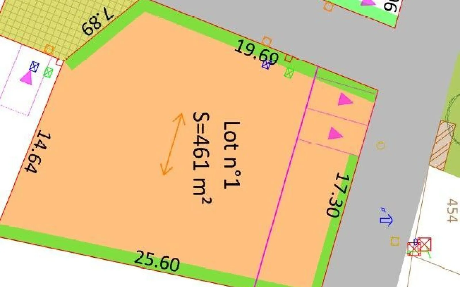Terrain à bâtir de 461 m2 au prix de 39200 € à LA CHAPELLE-DES-POTS. à La Chapelle-des-Pots — photo 1