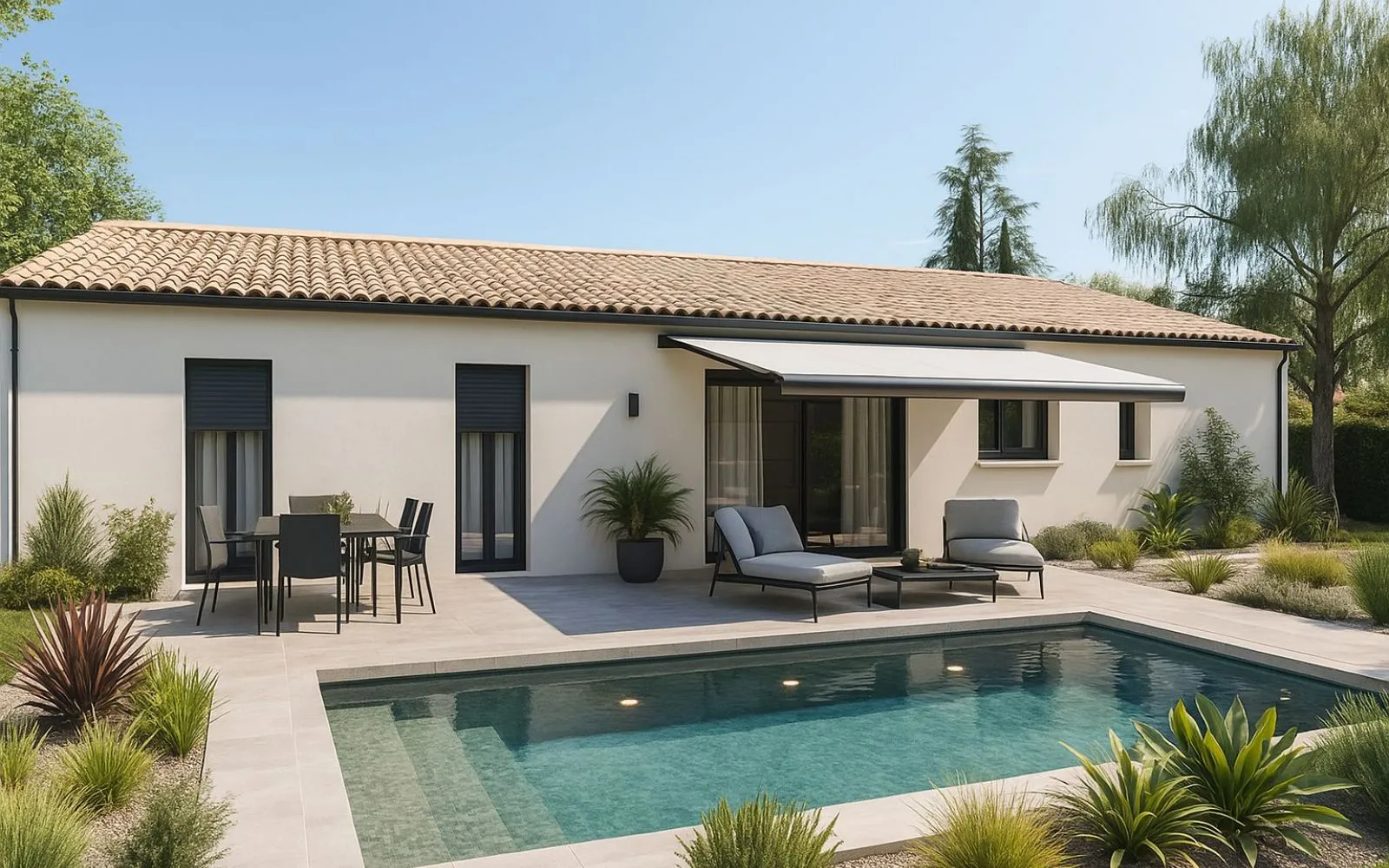 Maison de 88.47 m² sur un terrain de 335 m² à VENDRENNES en VENDEE (85). à Vendrennes — photo 2