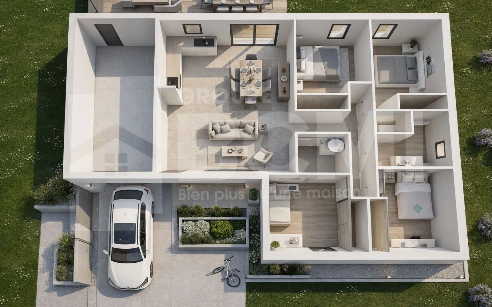Maison de 74.44 m² sur un terrain de 335 m² à VENDRENNES en VENDEE (85). à Vendrennes — photo 4
