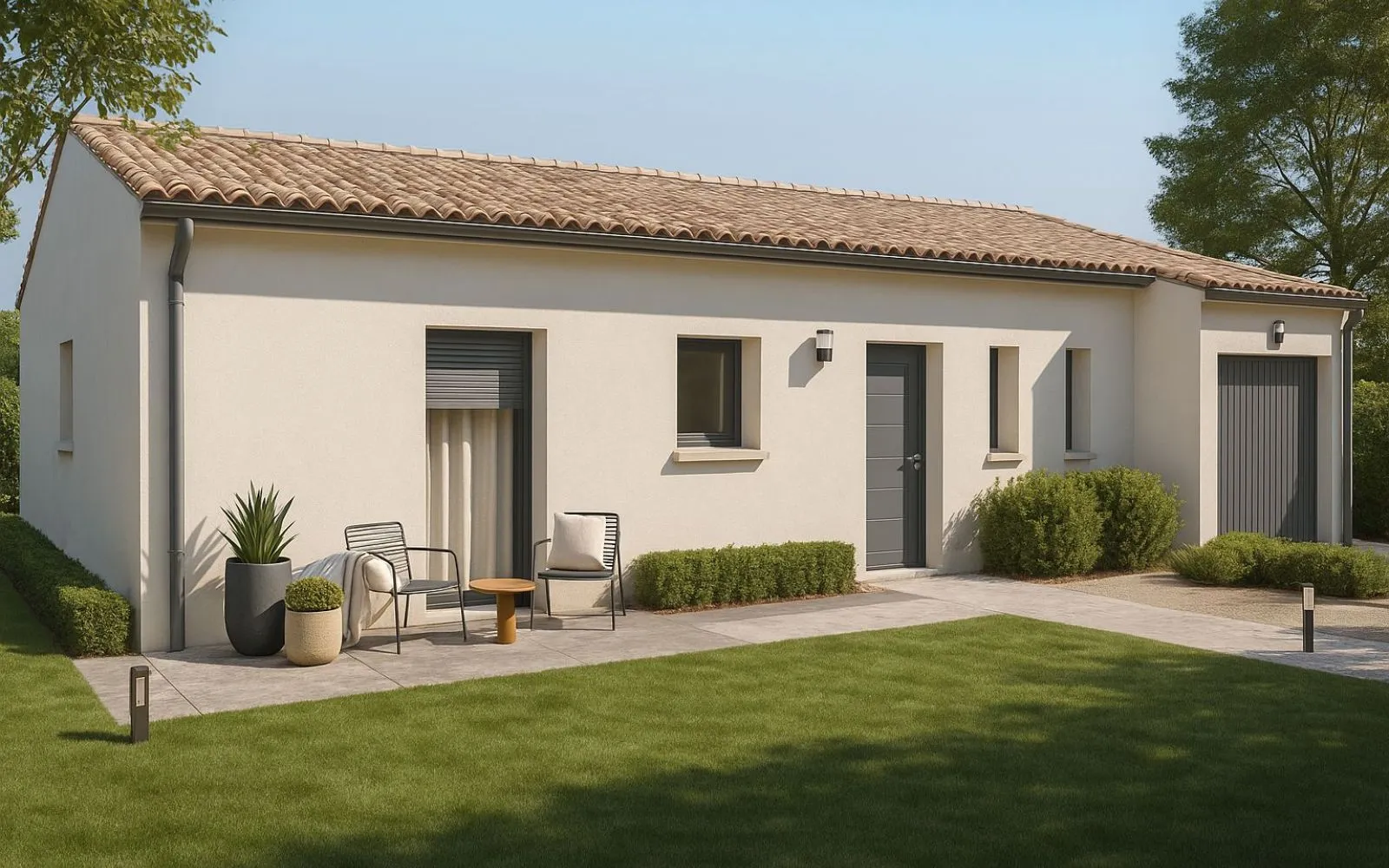 Maison de 76.49 m² sur un terrain de 202 m² à SAINT-GEORGES-DU-BOIS en CHARENTE-MARITIME (17). à Saint-Georges-du-Bois — photo 1
