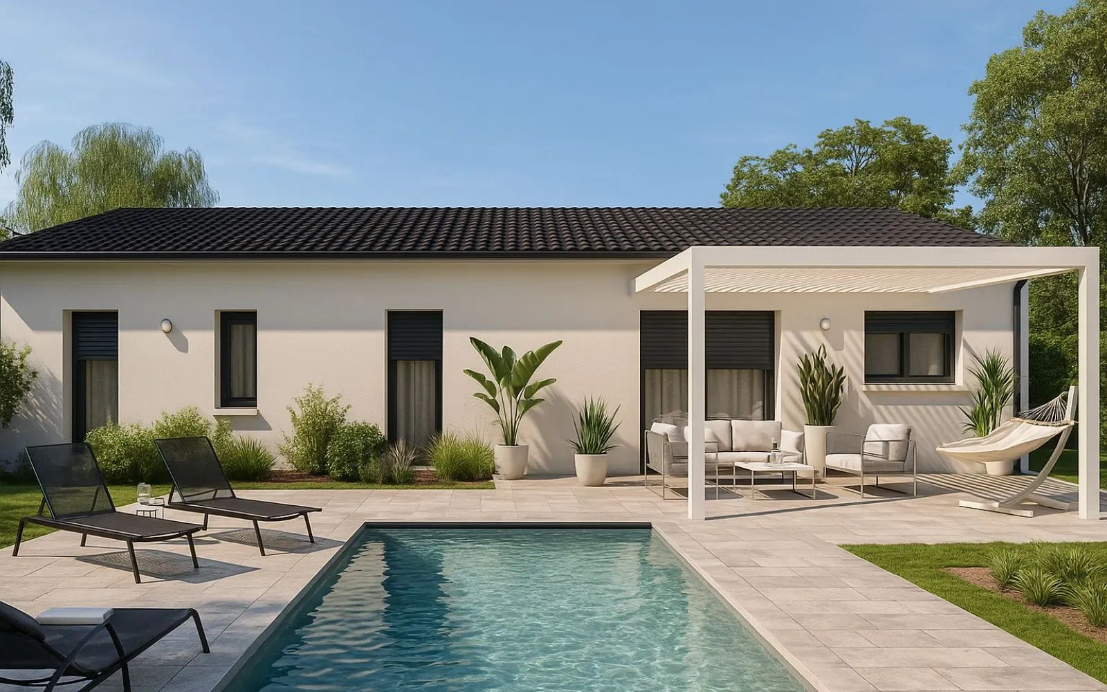 Maison de 91.32 m² sur un terrain de 335 m² à VENDRENNES en VENDEE (85). à Vendrennes — photo 2