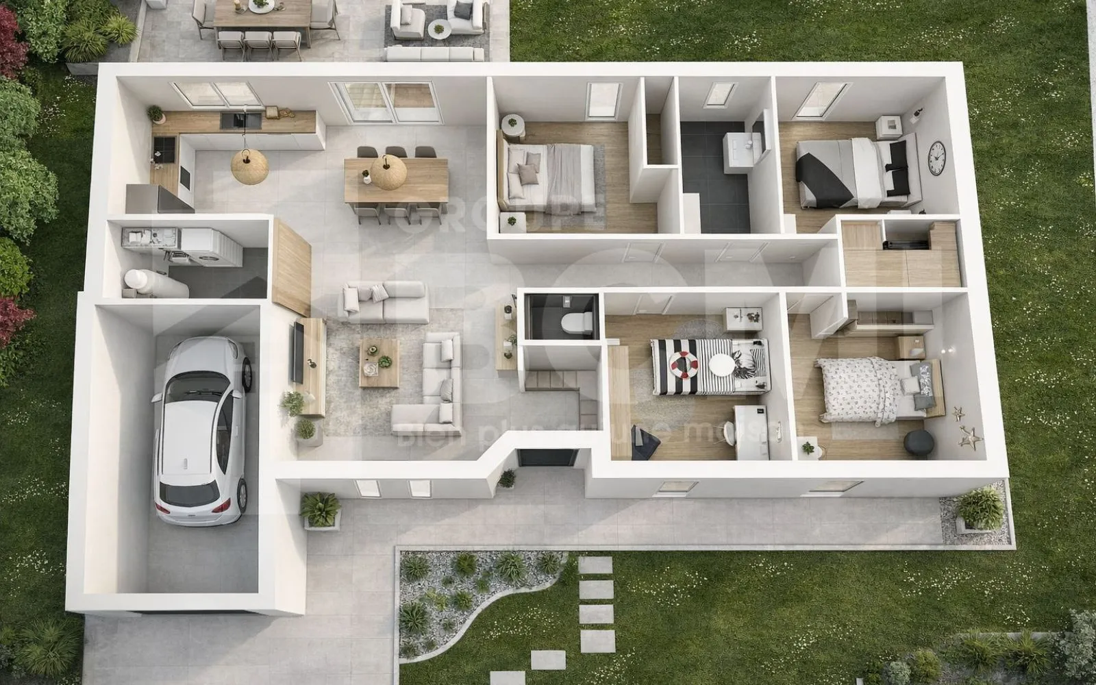 Maison de 91.32 m² sur un terrain de 335 m² à VENDRENNES en VENDEE (85). à Vendrennes — photo 4