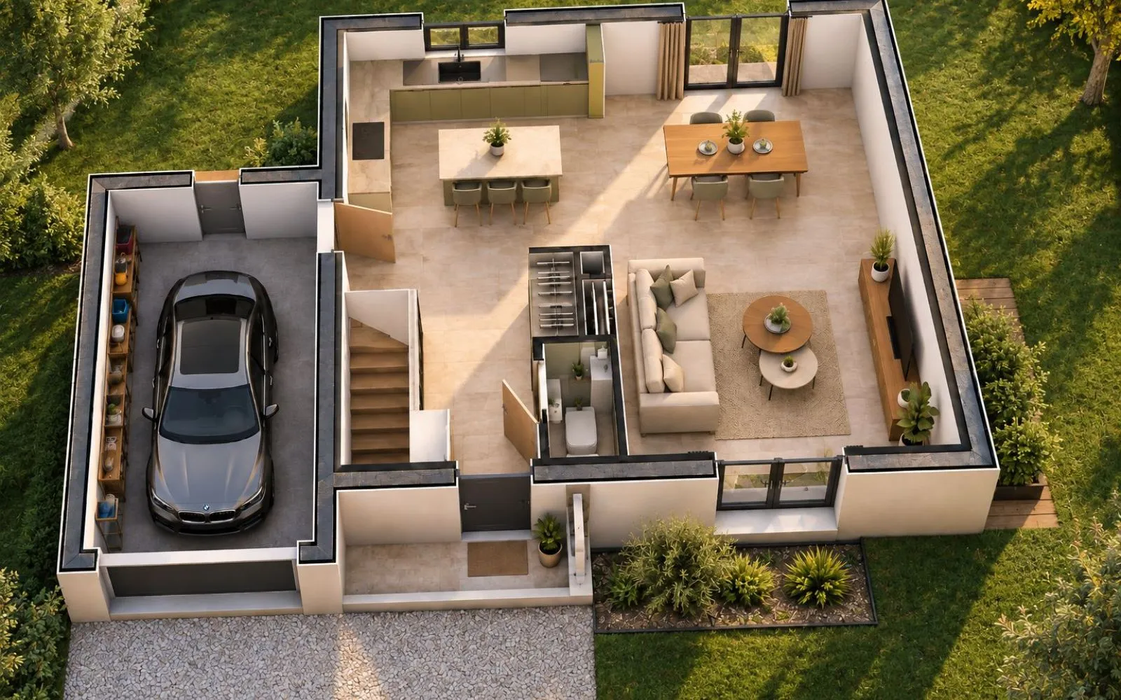 Projet de construction d'une maison 85 m² avec terrain à SAINT-ALBAIN (71) à Saint-Albain — photo 2