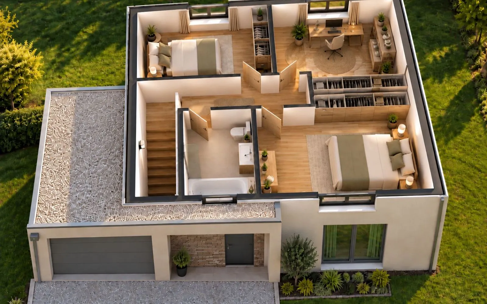 Projet de construction d'une maison 85 m² avec terrain à SAINT-ALBAIN (71) à Saint-Albain — photo 3