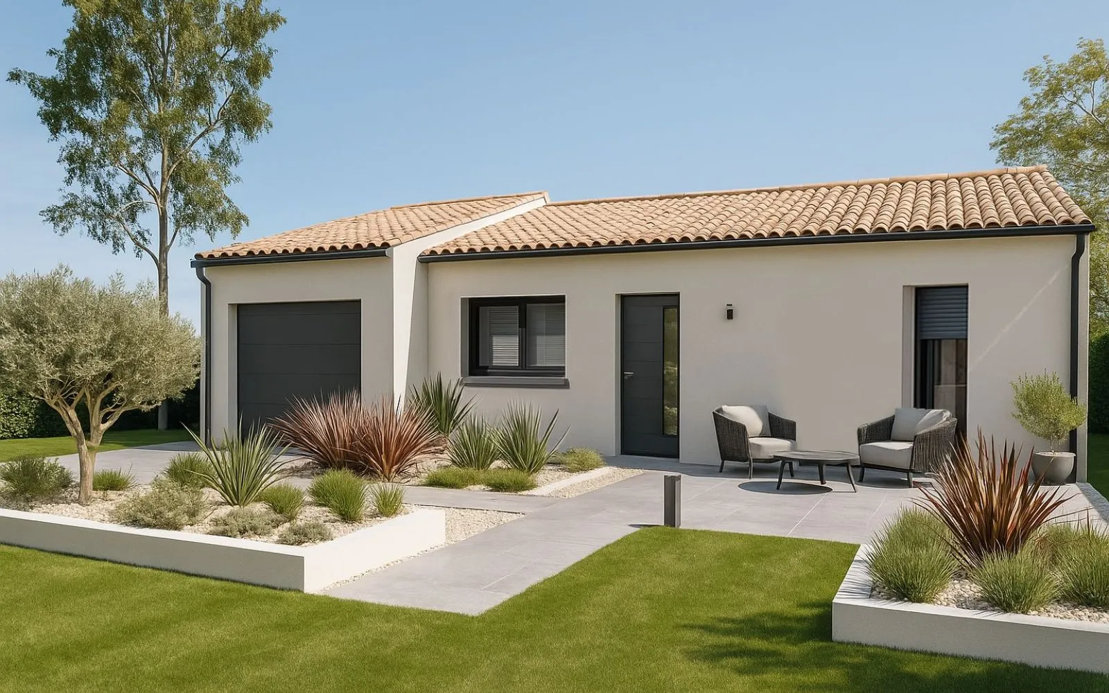 Maison de 88.87 m² sur un terrain de 335 m² à VENDRENNES en VENDEE (85). à Vendrennes — photo 1
