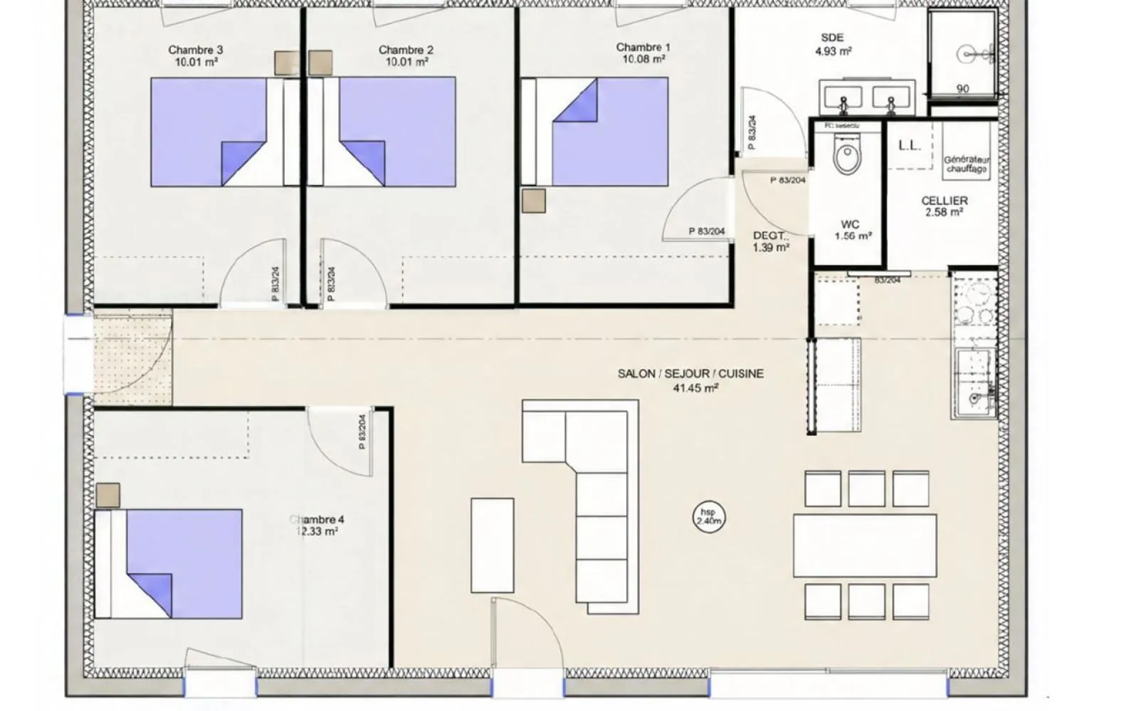 Projet de construction d'une maison 94.35 m² avec terrain à VEYRE-MONTON (63) à Veyre-Monton — photo 10