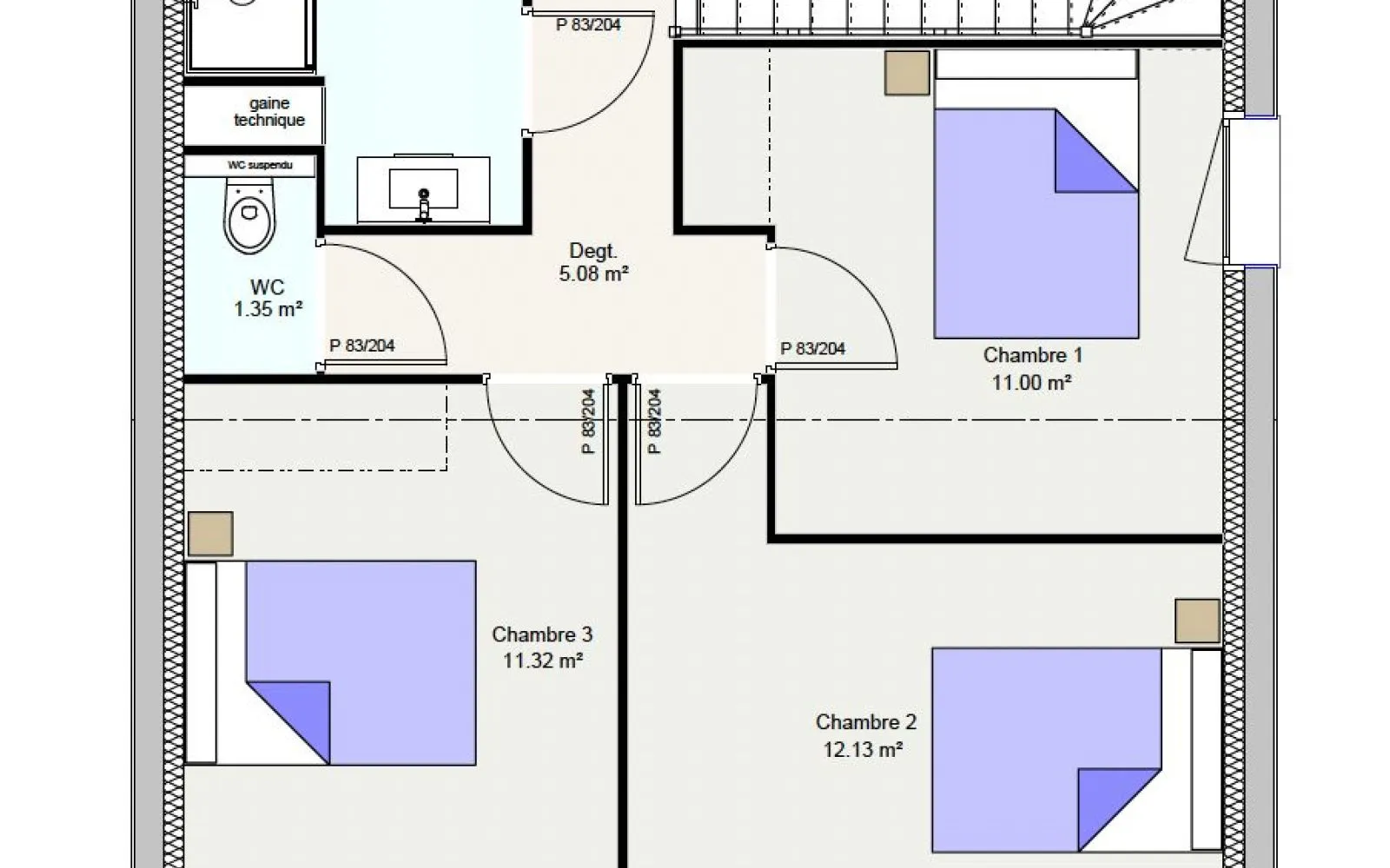 Projet de construction d'une maison 92.62 m² avec terrain à LES MARTRES-D'ARTIERE (63) à Martres-d'Artière — photo 9