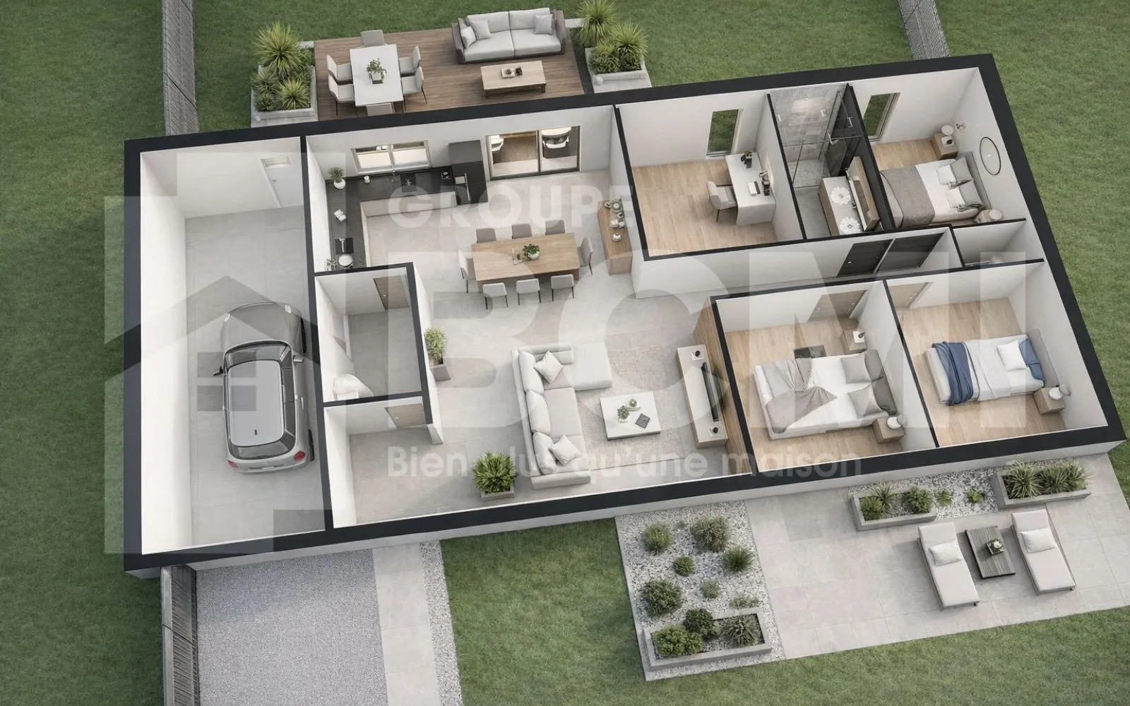 Maison de 84.56 m² sur un terrain de 335 m² à VENDRENNES en VENDEE (85). à Vendrennes — photo 4