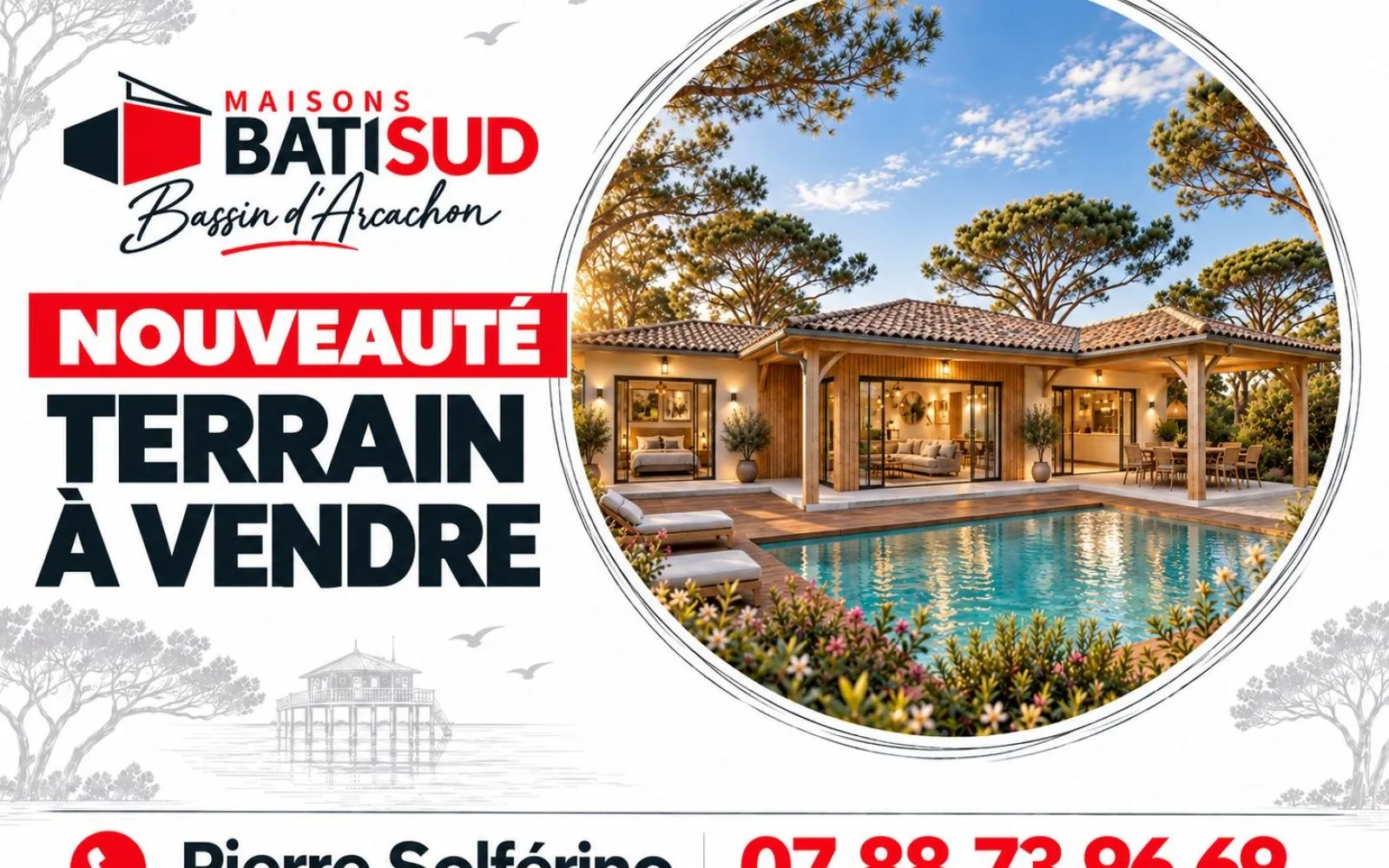 Terrain à bâtir de 585 m² à MIOS (33) à Mios — photo 1