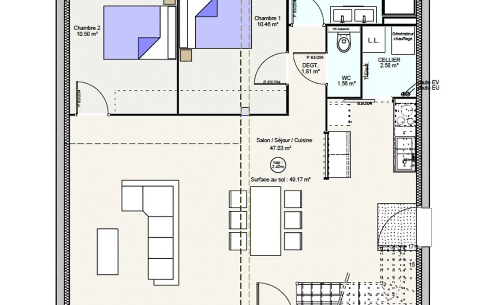 Projet de construction d'une maison 110.54 m² avec terrain à LES MARTRES-D'ARTIERE (63) à Martres-d'Artière — photo 11