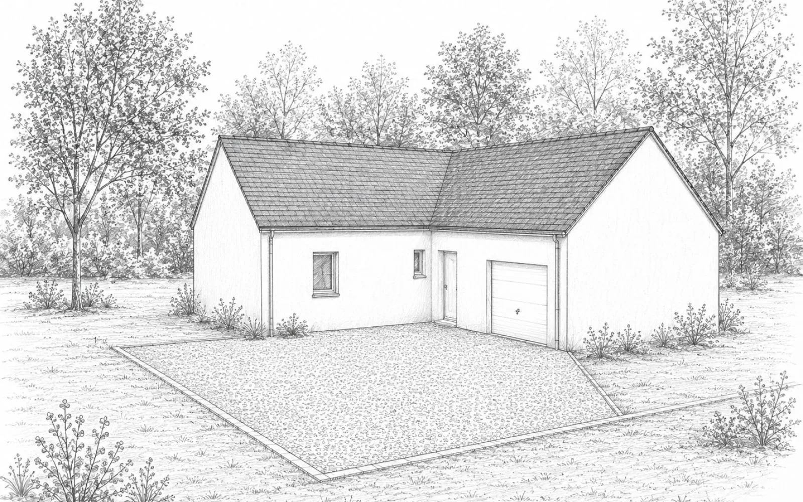 Projet de construction d'une maison 90 m² avec terrain à LA POSSONNIERE (49) à La Possonnière — photo 1