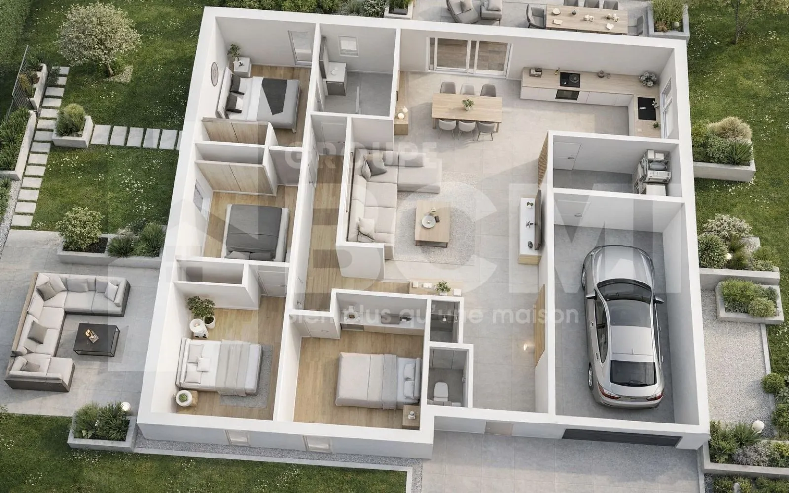 Maison de 92.17 m² sur un terrain de 335 m² à VENDRENNES en VENDEE (85). à Vendrennes — photo 5