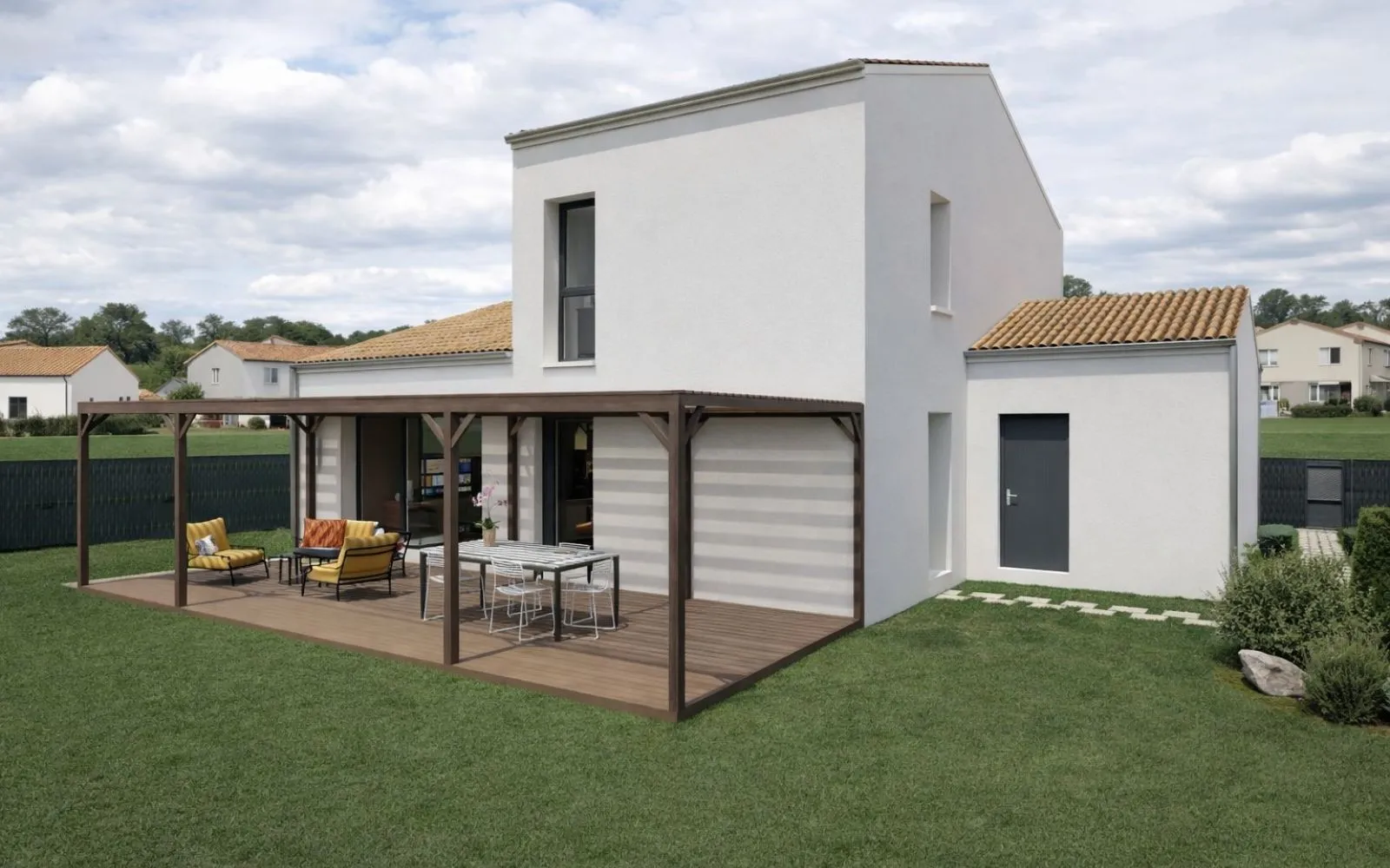 Projet de construction d'une maison 110.54 m² avec terrain à LES MARTRES-D'ARTIERE (63) à Martres-d'Artière — photo 3