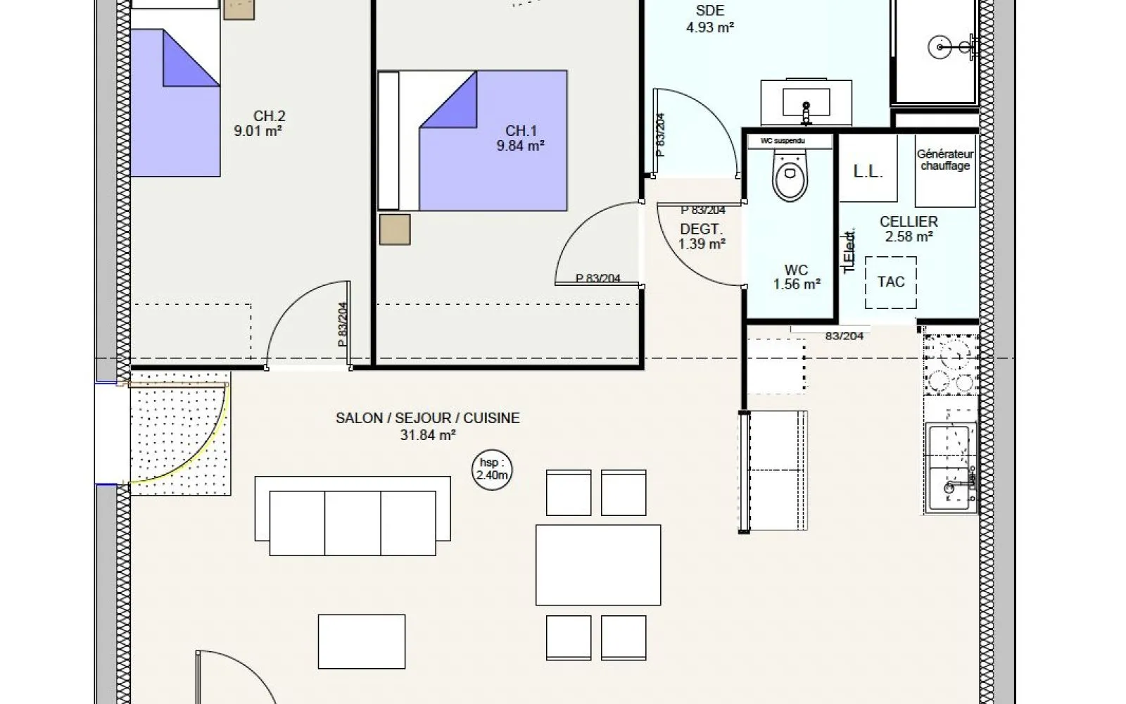 Projet de construction d'une maison 62 m² avec terrain à MARINGUES (63) à Maringues — photo 5
