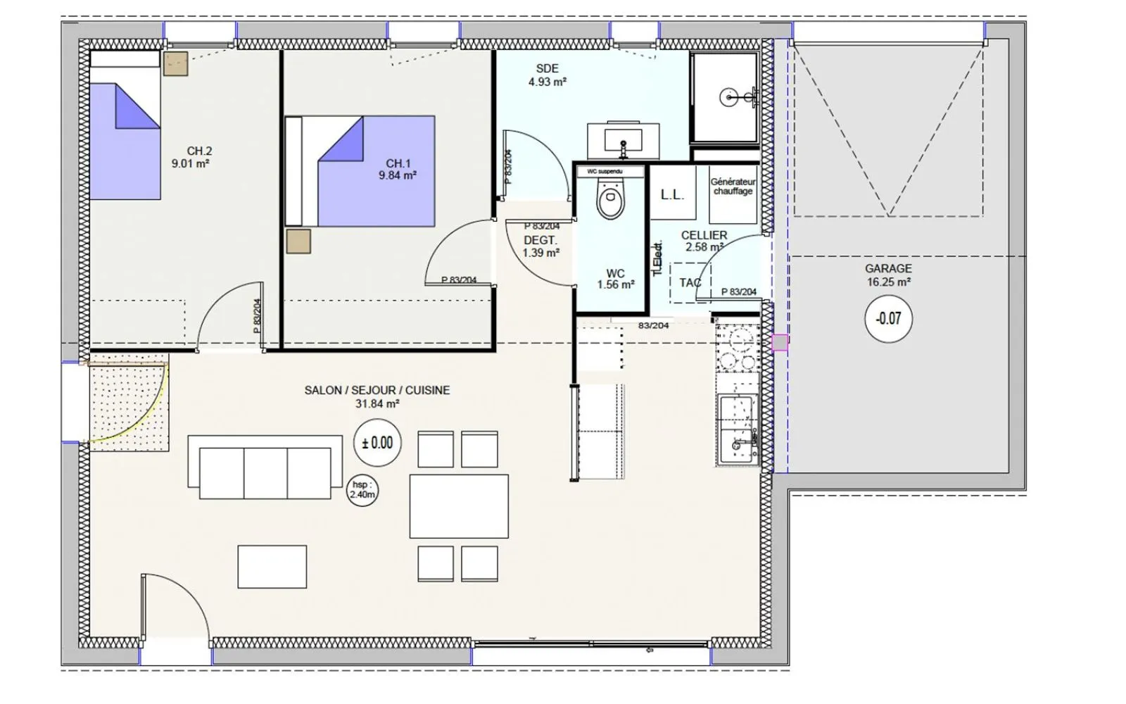 Projet de construction d'une maison 62 m² avec terrain à VEYRE-MONTON (63) à Veyre-Monton — photo 9