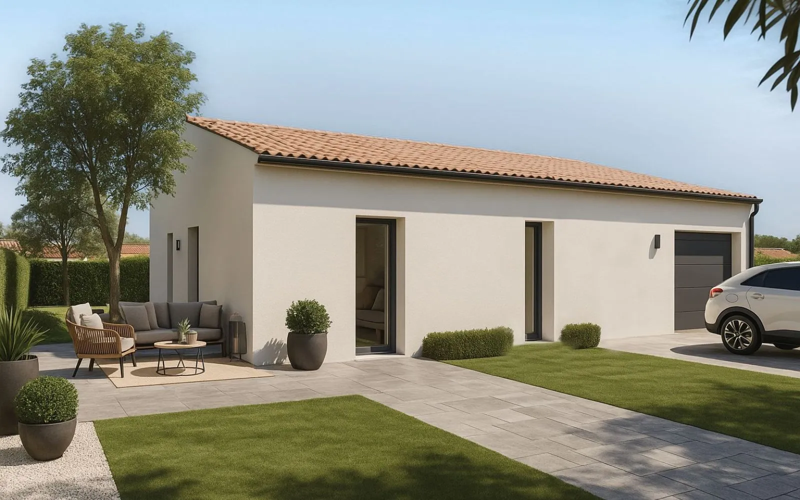 Maison de 76.45 m² sur un terrain de 335 m² à VENDRENNES en VENDEE (85). à Vendrennes — photo 1