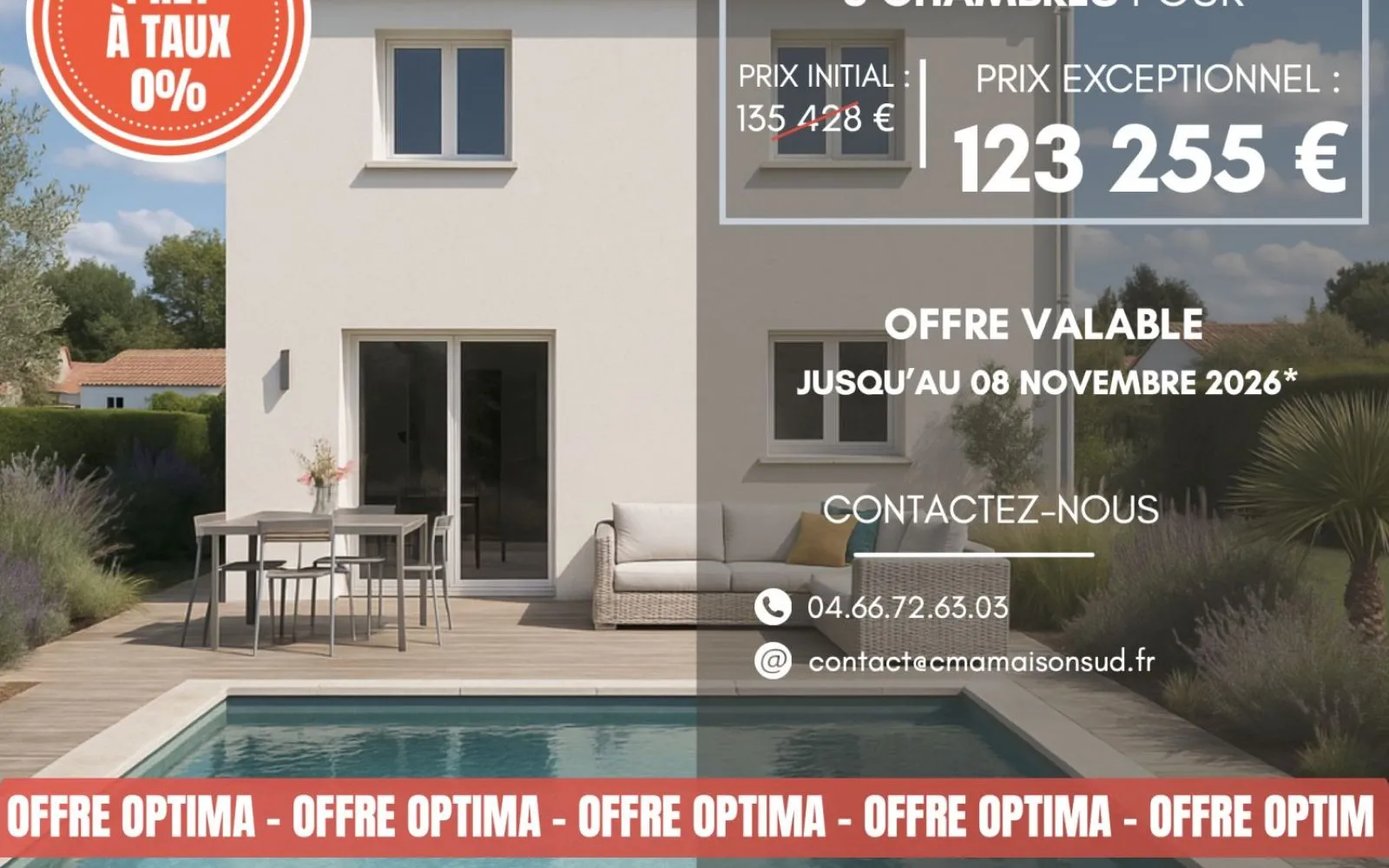 Projet de construction d'une maison 85 m² avec terrain à LOUPIAN (34) à Loupian — photo 1