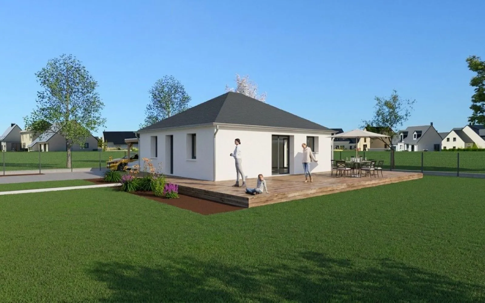Projet de construction d'une maison 59 m² avec terrain à PLEUDIHEN-SUR-RANCE (22) à Pleudihen-sur-Rance — photo 2