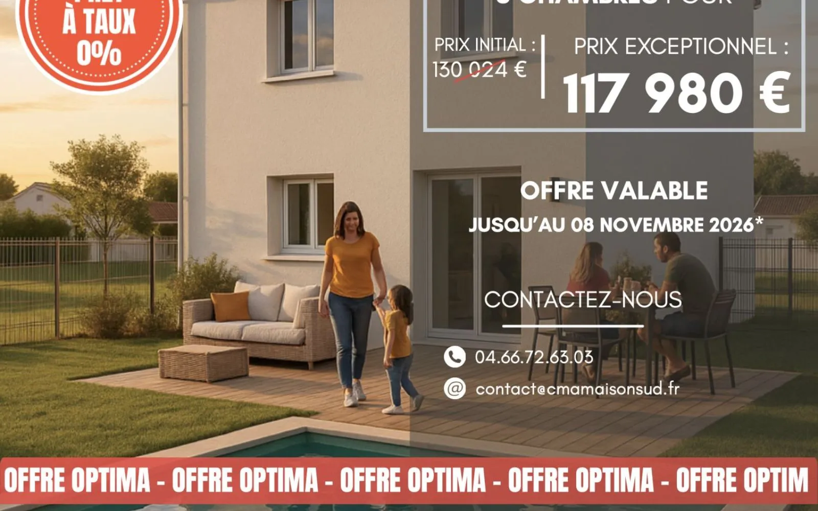 Projet de construction d'une maison 75 m² avec terrain à SAUTEYRARGUES (34) à Sauteyrargues — photo 1