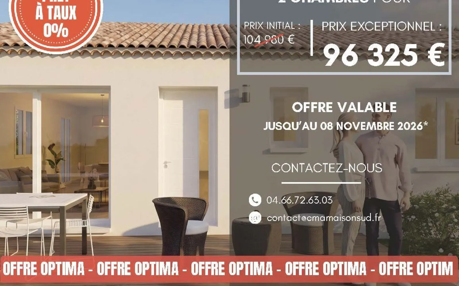 Projet de construction d'une maison 62 m² avec terrain à FONS (30) à Fons — photo 1