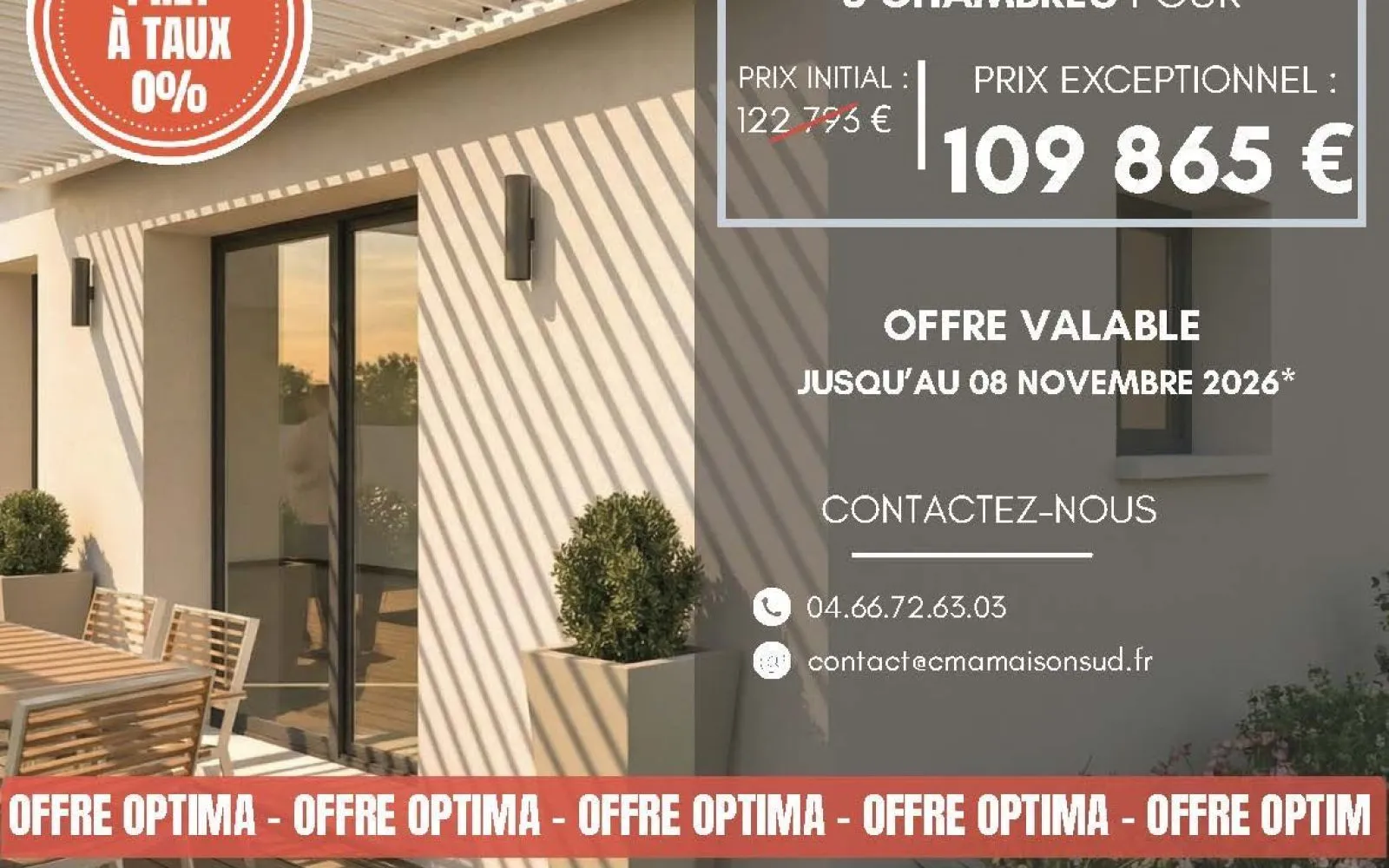 Projet de construction d'une maison 80 m² avec terrain à SAINT-SIFFRET (30) à Saint-Siffret — photo 1