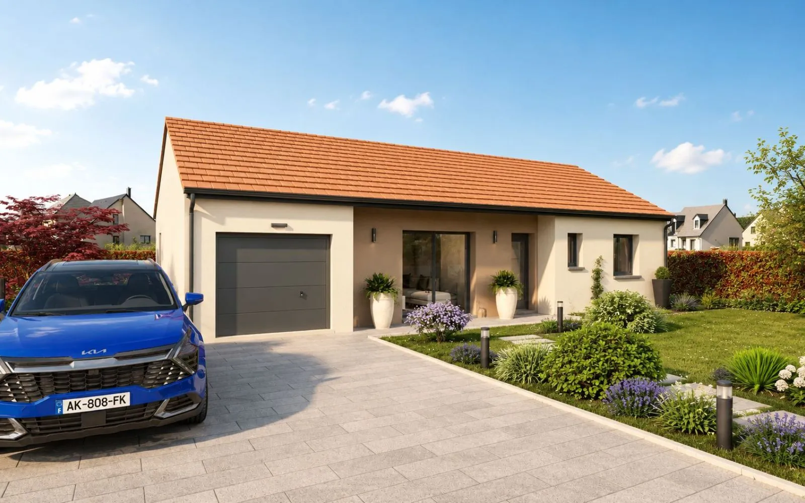 Projet de construction d'une maison 98 m² avec terrain à PERRECY-LES-FORGES (71) à Perrecy-les-Forges — photo 1