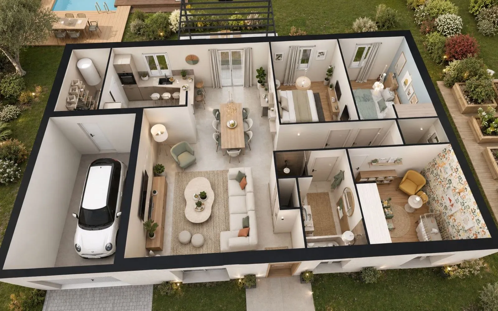Projet de construction d'une maison 90 m² avec terrain à CHAROLLES (71) à Charolles — photo 4
