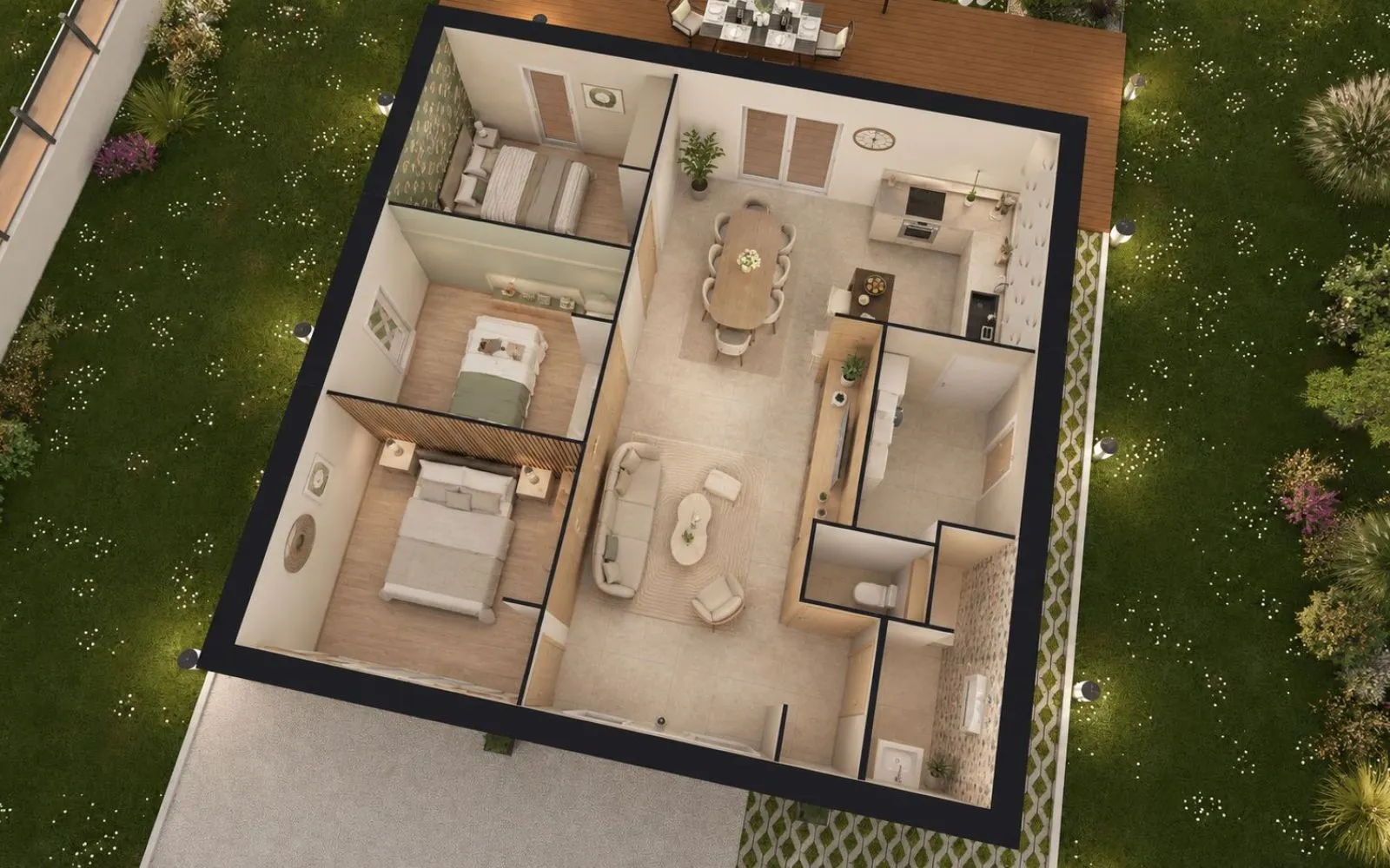 Projet de construction d'une maison 75 m² avec terrain à MONTBEUGNY (03) à Montbeugny — photo 4