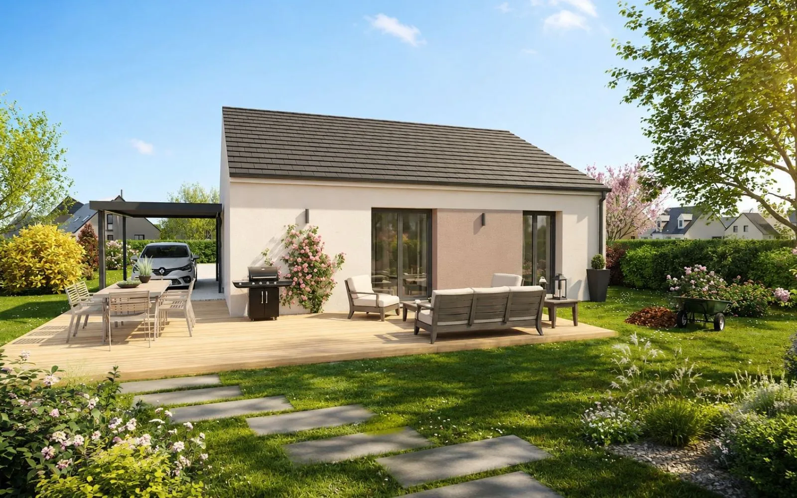 Projet de construction d'une maison 75 m² avec terrain à MONTBEUGNY (03) à Montbeugny — photo 2