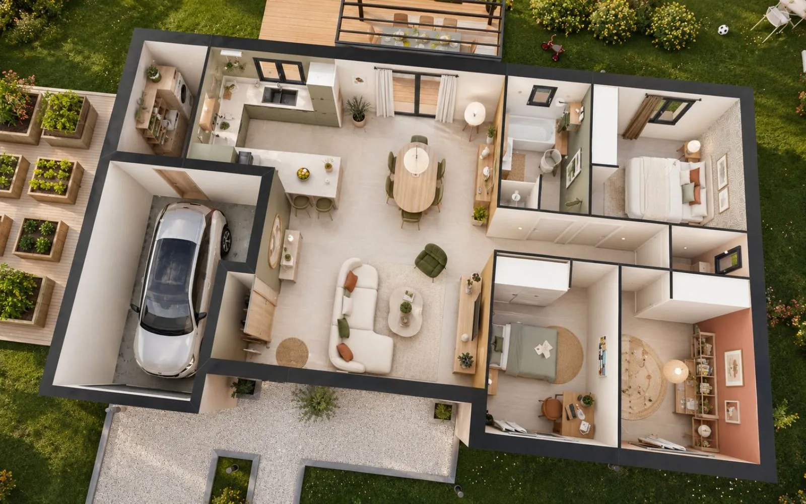 Projet de construction d'une maison 90 m² avec terrain à PERRECY-LES-FORGES (71) à Perrecy-les-Forges — photo 5