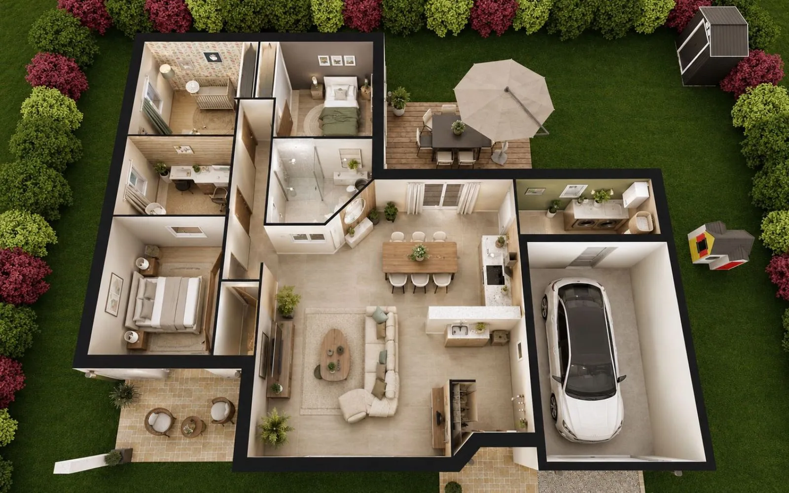 Projet de construction d'une maison 99 m² avec terrain à PERRECY-LES-FORGES (71) à Perrecy-les-Forges — photo 4