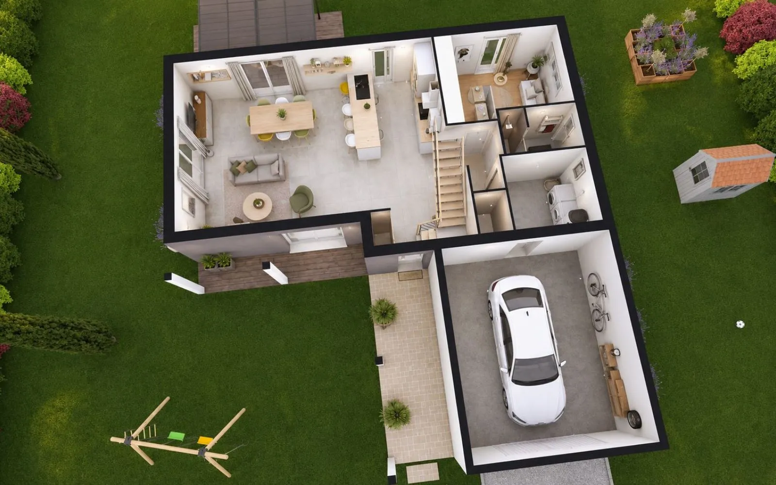 Projet de construction d'une maison 125 m² avec terrain à PERRECY-LES-FORGES (71) à Perrecy-les-Forges — photo 4