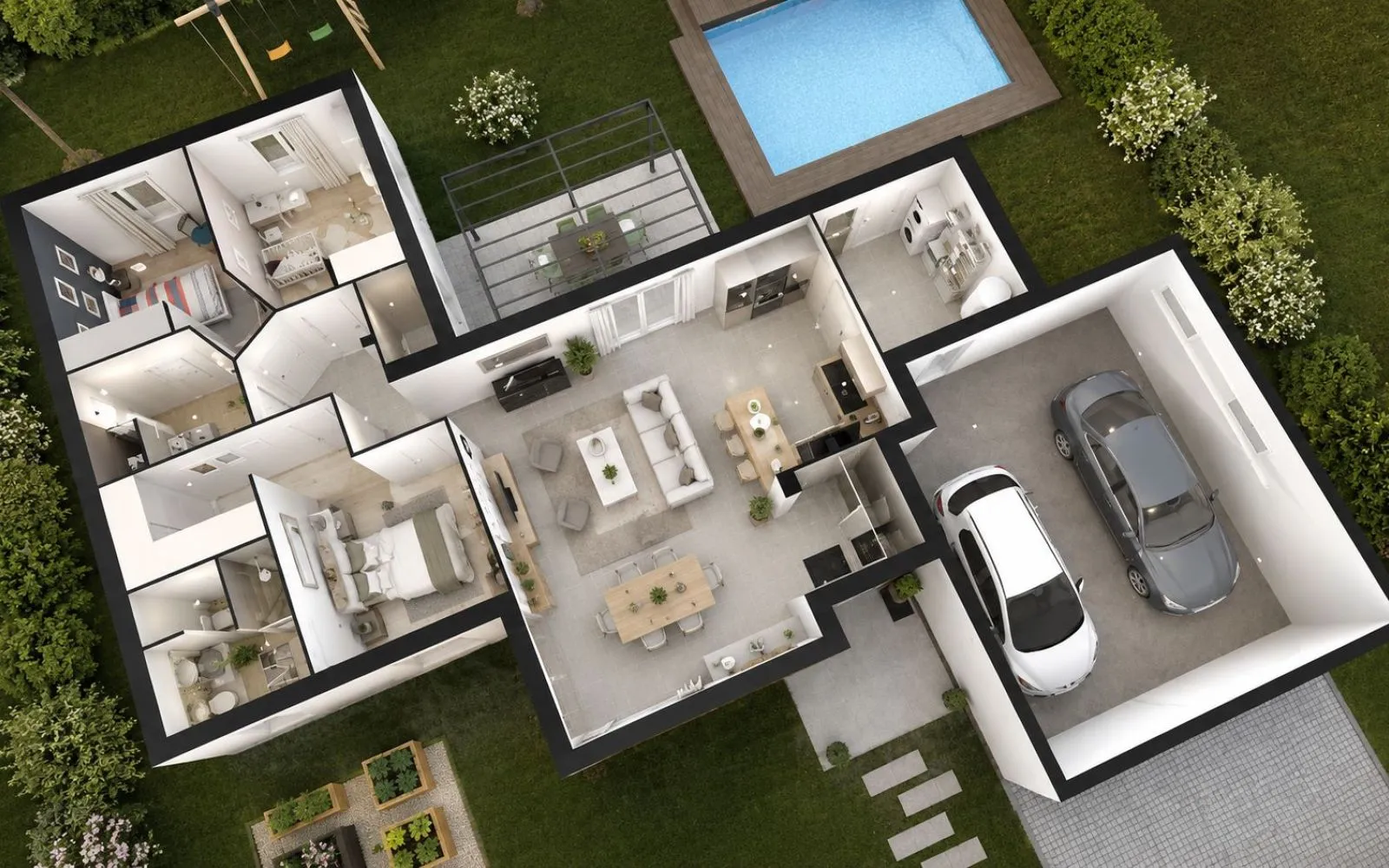 Projet de construction d'une maison 102 m² avec terrain à PERRECY-LES-FORGES (71) à Perrecy-les-Forges — photo 4