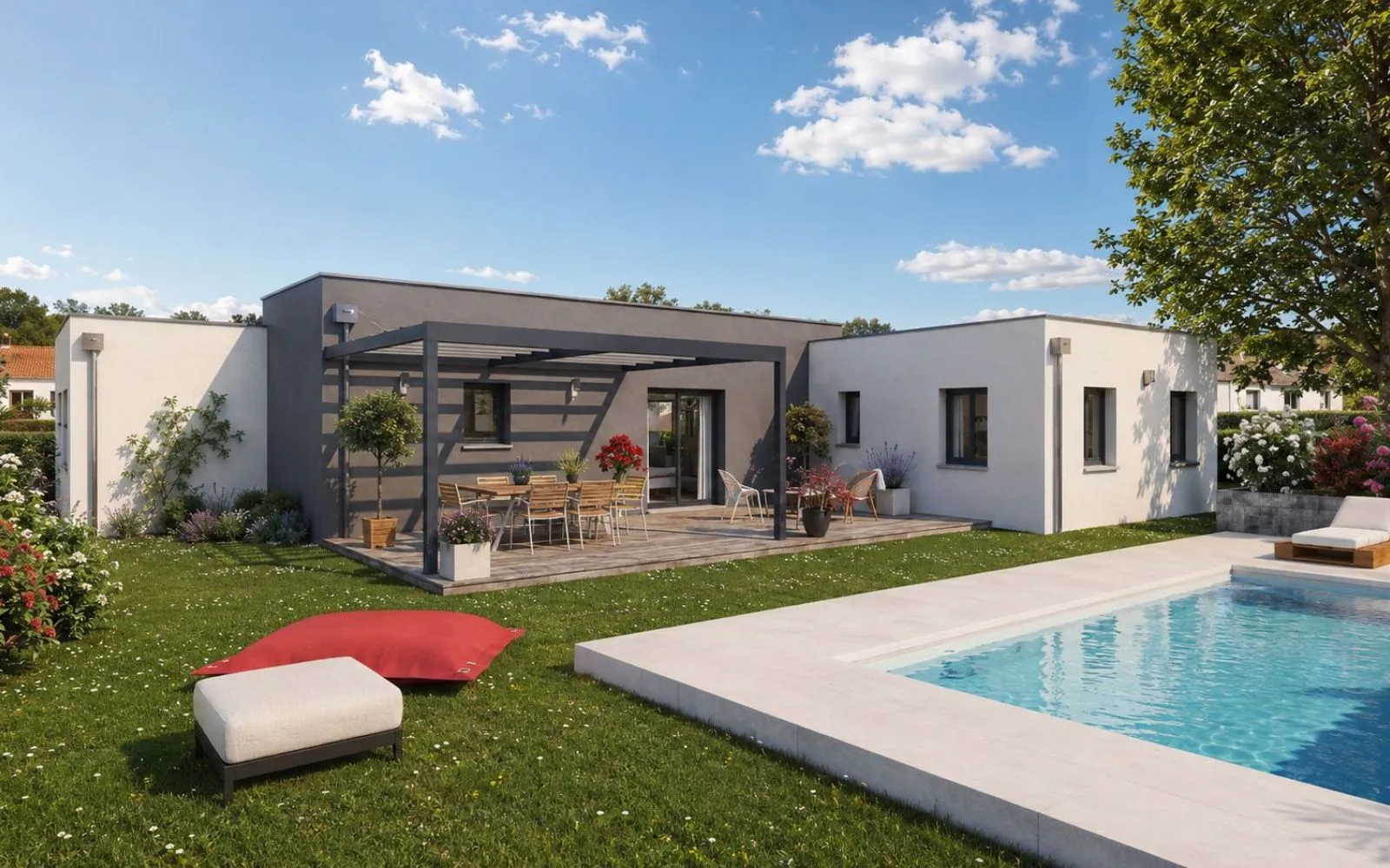 Projet de construction d'une maison 102 m² avec terrain à PERRECY-LES-FORGES (71) à Perrecy-les-Forges — photo 2
