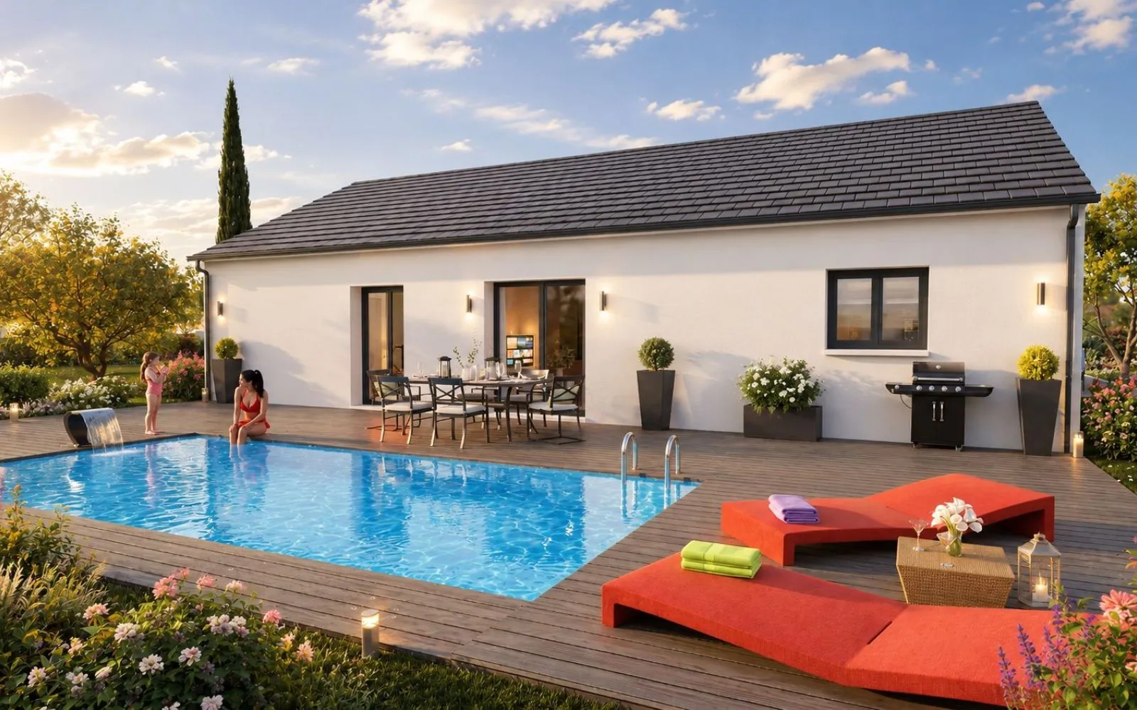 Projet de construction d'une maison 93 m² avec terrain à MONTBEUGNY (03) à Montbeugny — photo 2