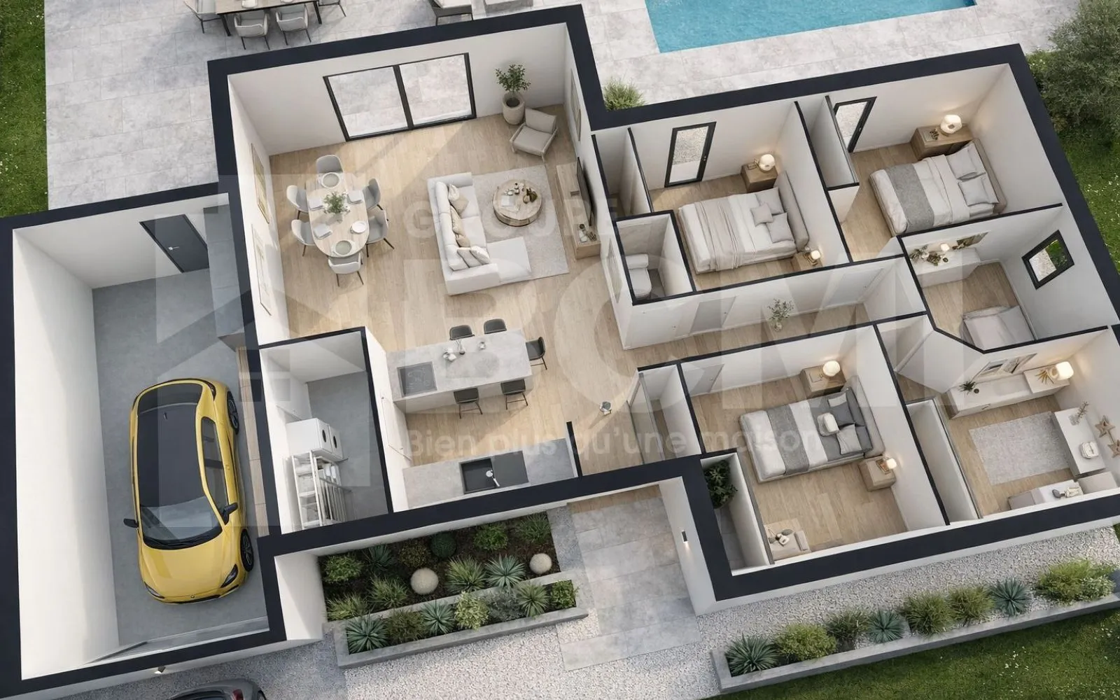 Maison de 83.85 m² sur un terrain de 335 m² à VENDRENNES en VENDEE (85). à Vendrennes — photo 4