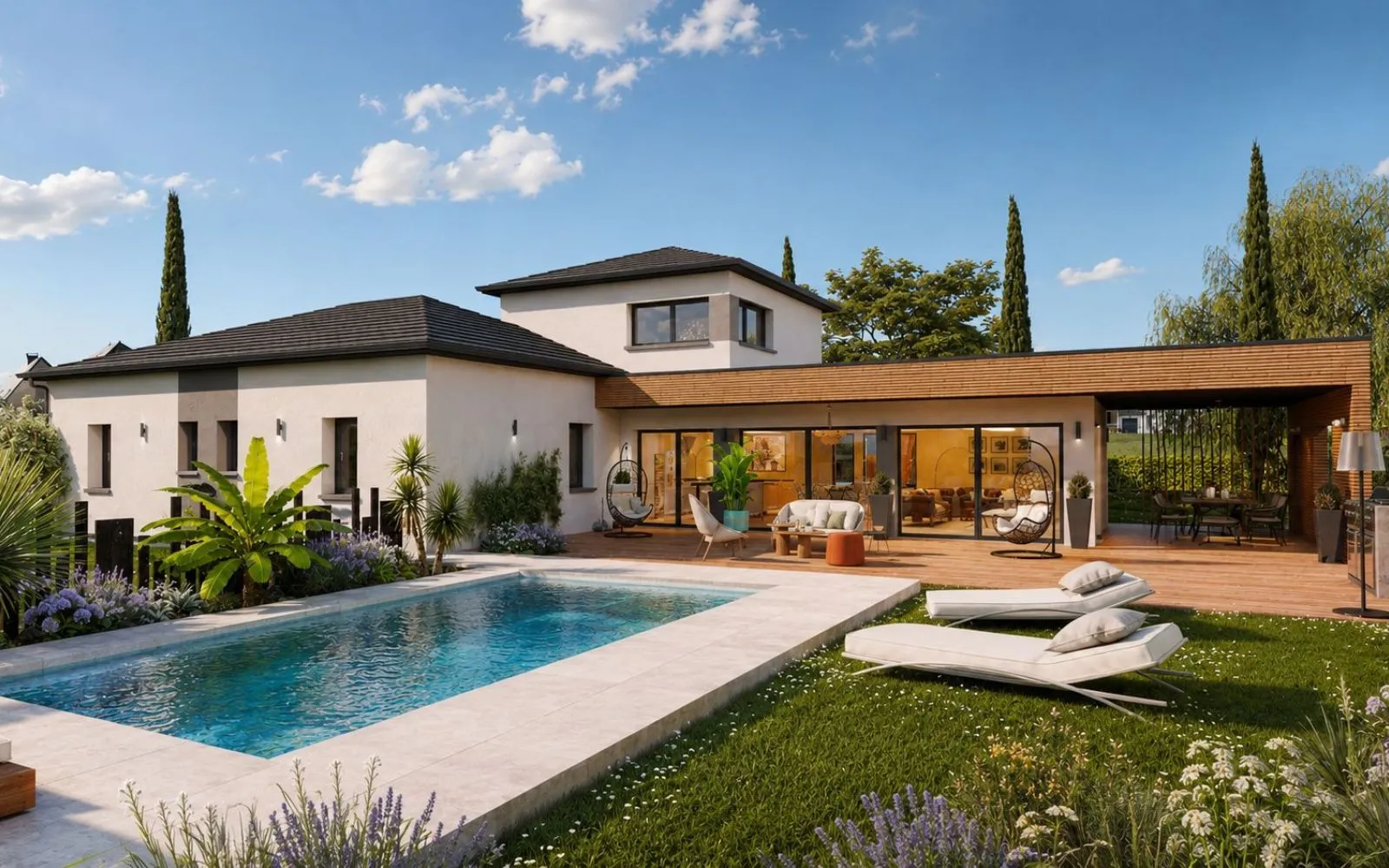 Projet de construction d'une maison 143 m² avec terrain à LES MARTRES-D'ARTIERE (63) à Martres-d'Artière — photo 2