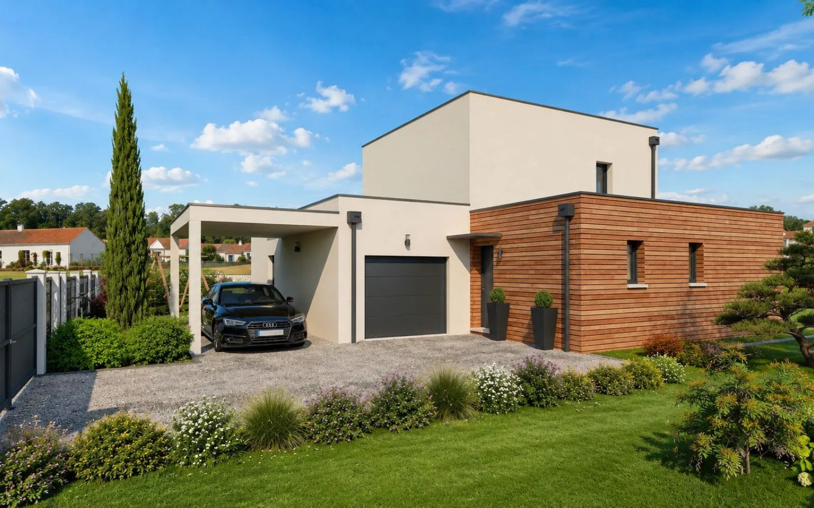 Projet de construction d'une maison 117 m² avec terrain à VEYRE-MONTON (63) à Veyre-Monton — photo 1
