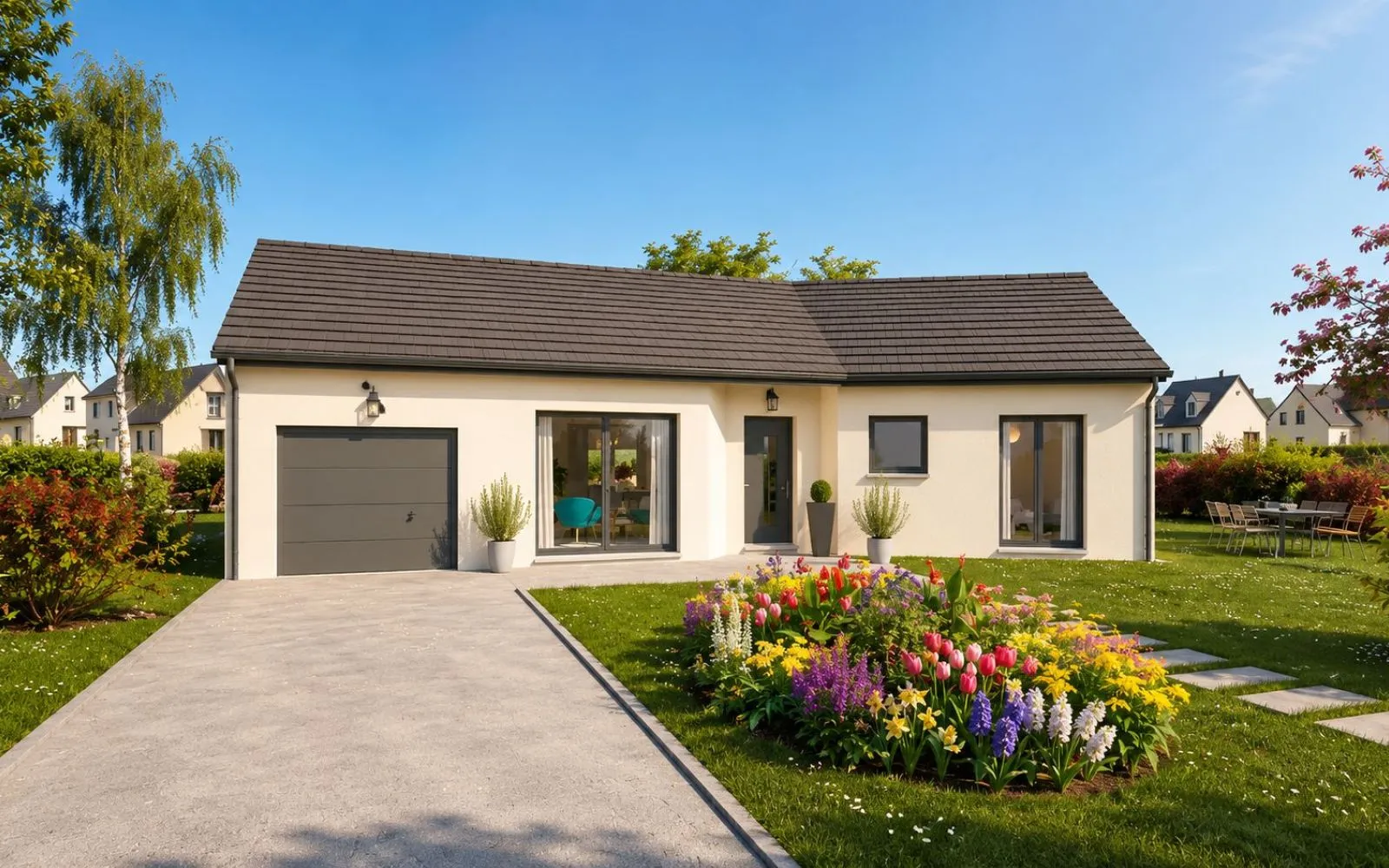 Projet de construction d'une maison 106 m² avec terrain à PERRECY-LES-FORGES (71) à Perrecy-les-Forges — photo 1