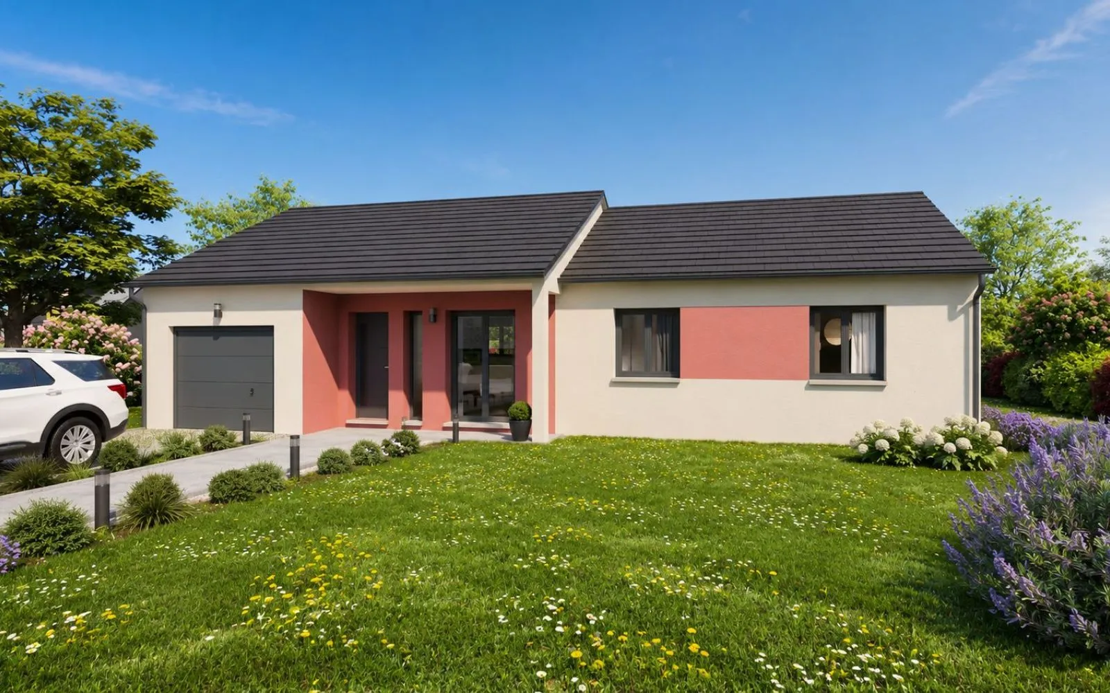 Projet de construction d'une maison 90 m² avec terrain à MONTBEUGNY (03) à Montbeugny — photo 1