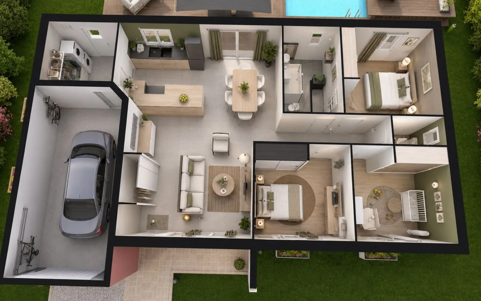 Projet de construction d'une maison 90 m² avec terrain à MONTBEUGNY (03) à Montbeugny — photo 5