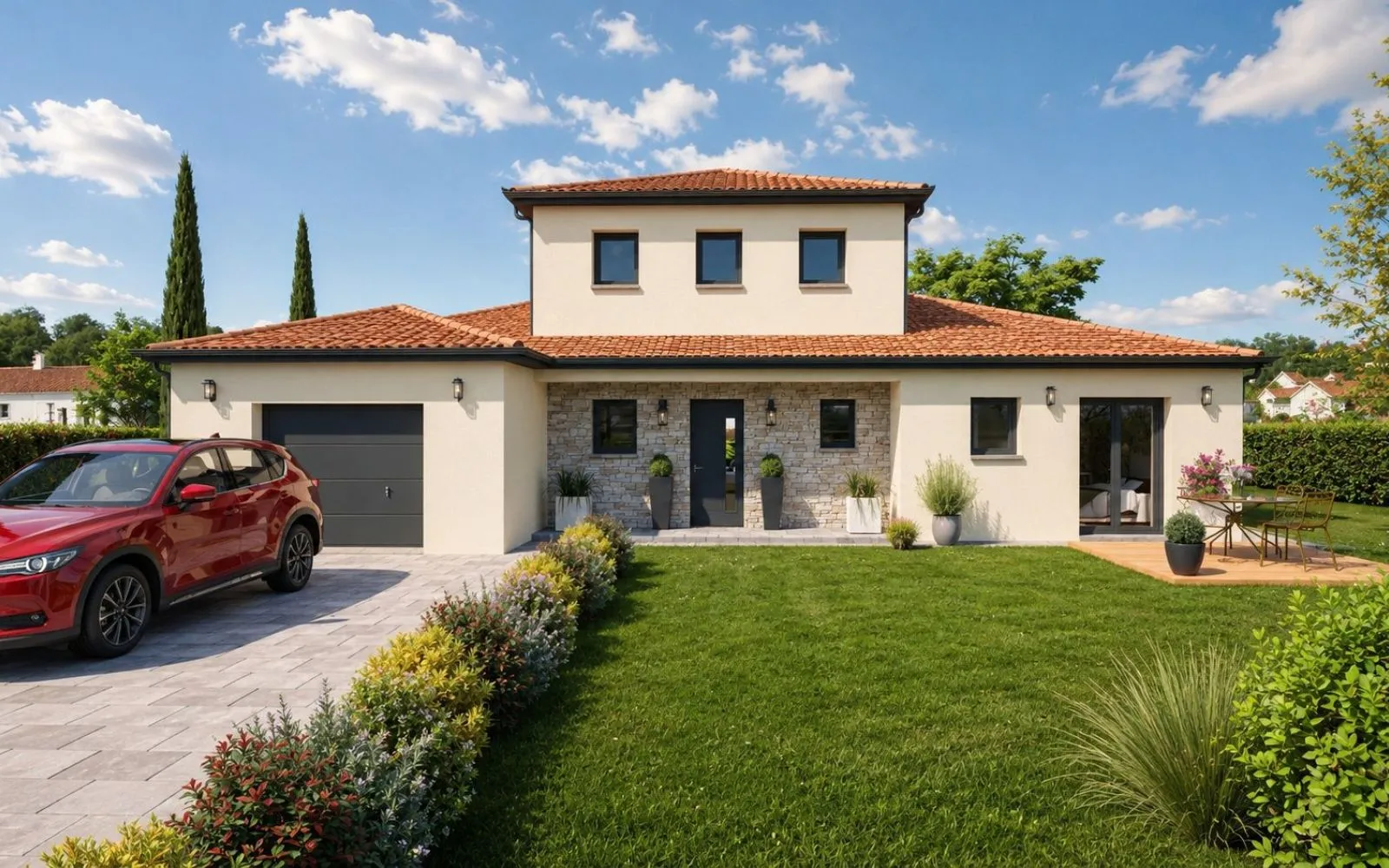 Projet de construction d'une maison 131 m² avec terrain à PALINGES (71) à Palinges — photo 1