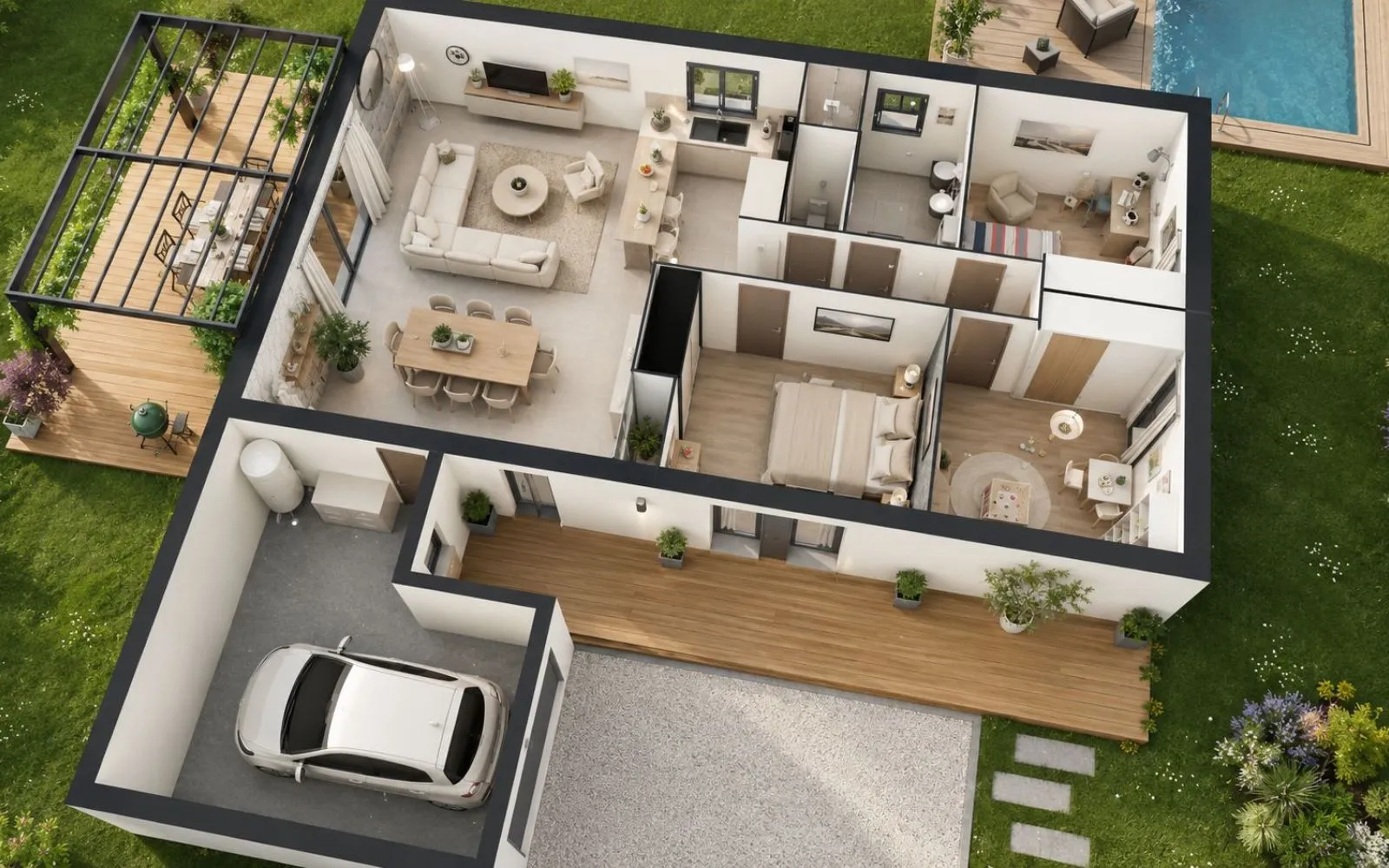 Projet de construction d'une maison 90 m² avec terrain à GOUISE (03) à Gouise — photo 5
