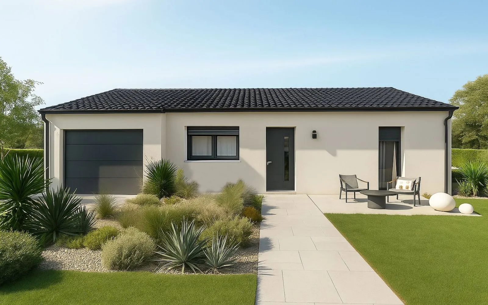 Maison de 88.87 m² sur un terrain de 335 m² à VENDRENNES en VENDEE (85). à Vendrennes — photo 1