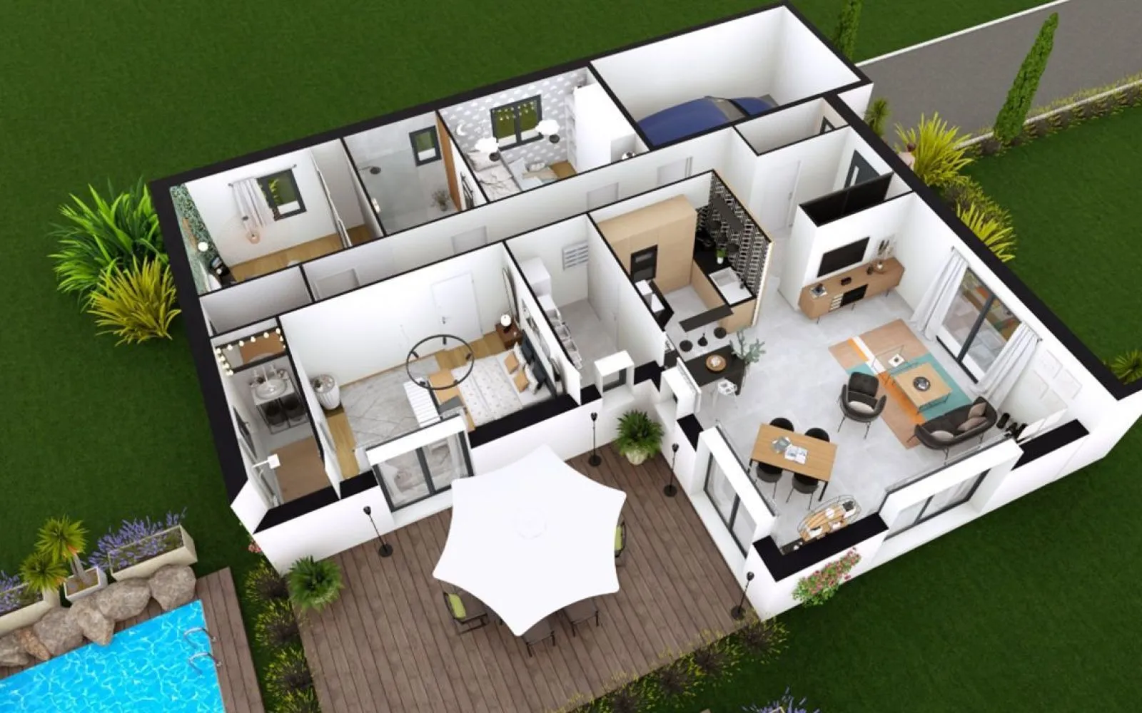 Projet de construction d'une maison 100 m² avec terrain à SAINT-VINCENT-DE-TYROSSE (40) à Saint-Vincent-de-Tyrosse — photo 3